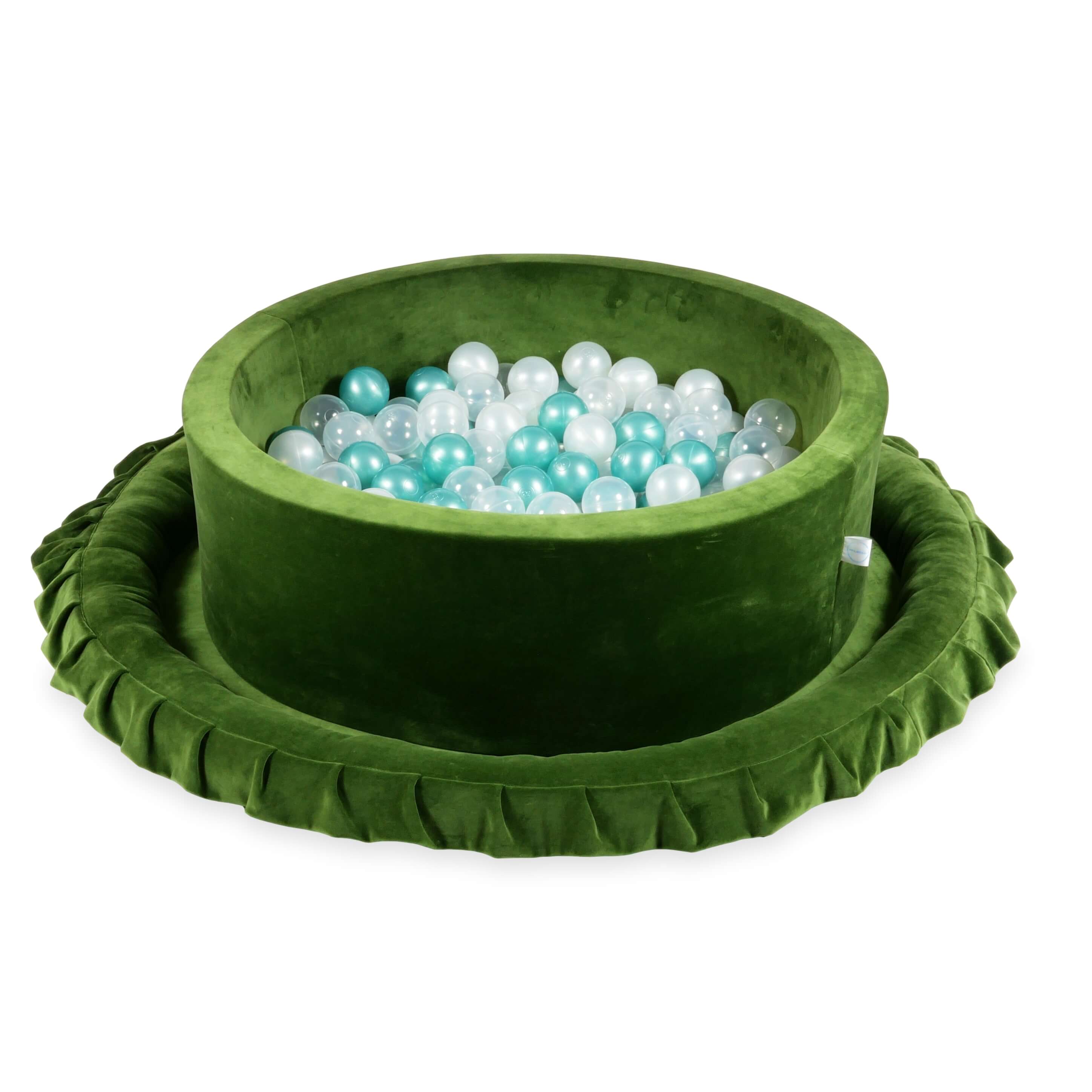 Tapis de jeu bébé nid 120 cm en velvet soft