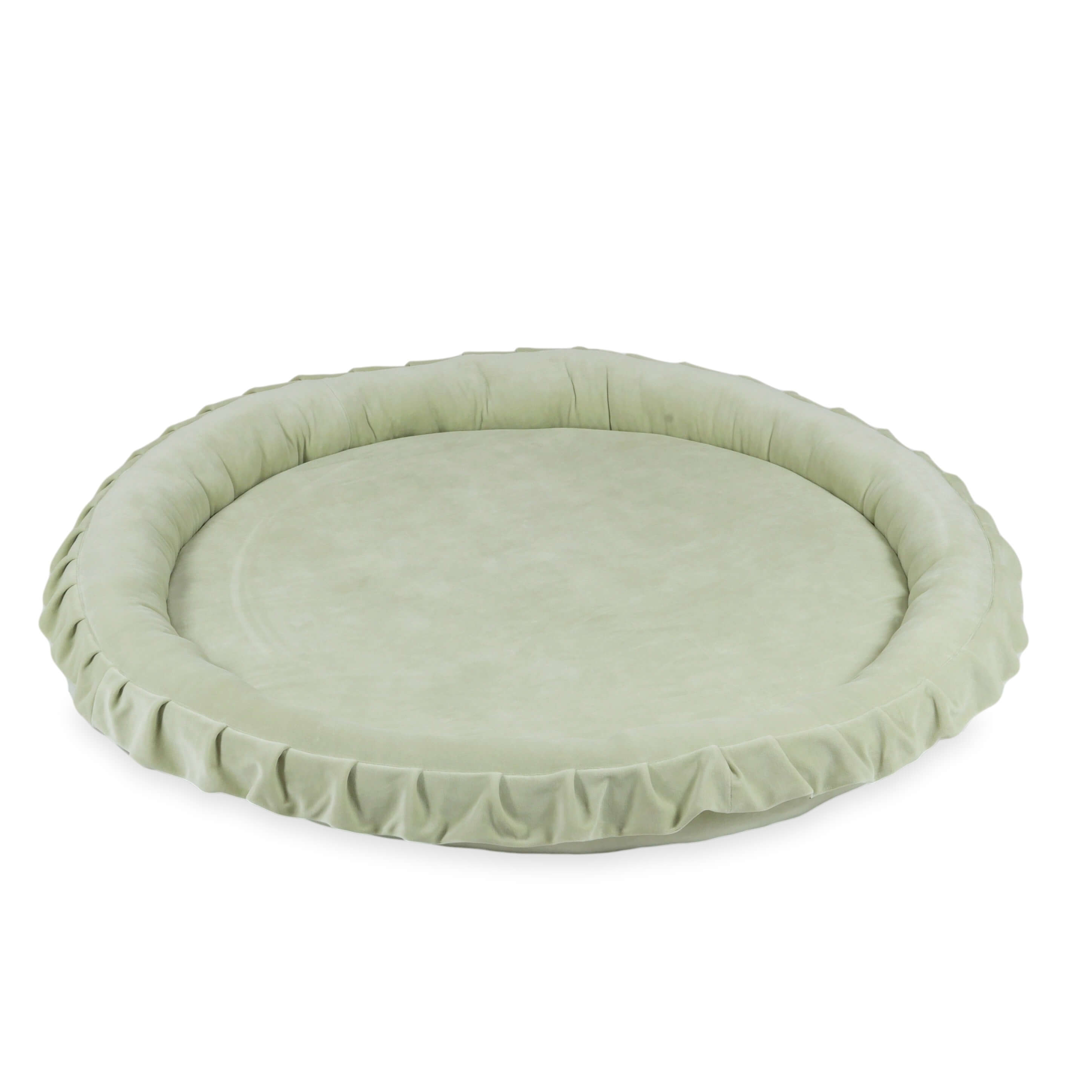 Tapis de jeu bébé nid 120 cm en velvet soft