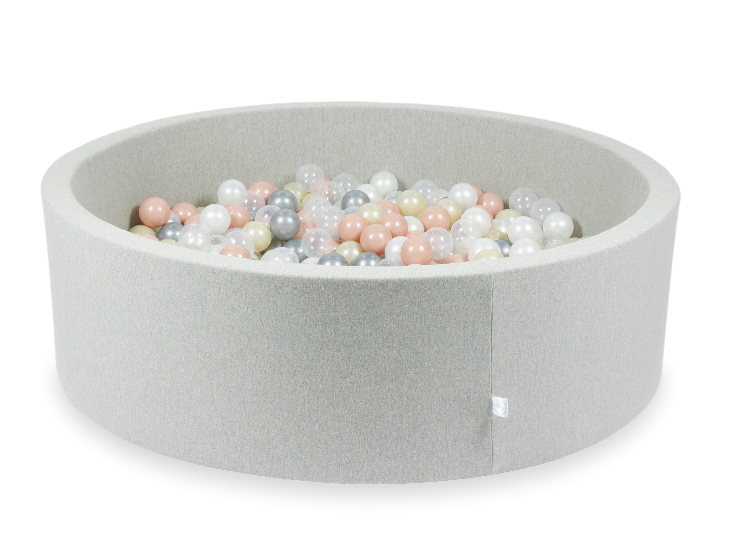 Piscine à balles en gris clair 130x40 cm avec 700 balles
