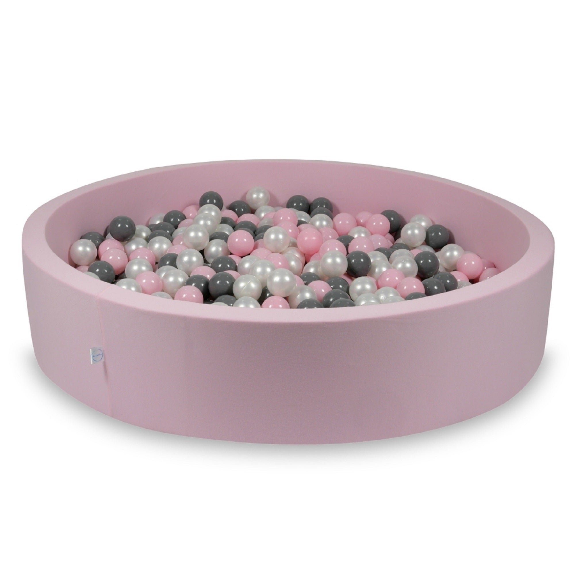Piscine à balles en rose poudré 130x30 cm avec 600 balles