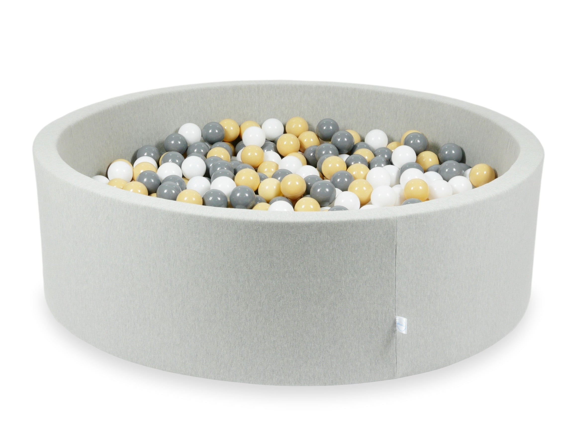 Piscine à balles en gris clair 130x40 cm avec 700 balles