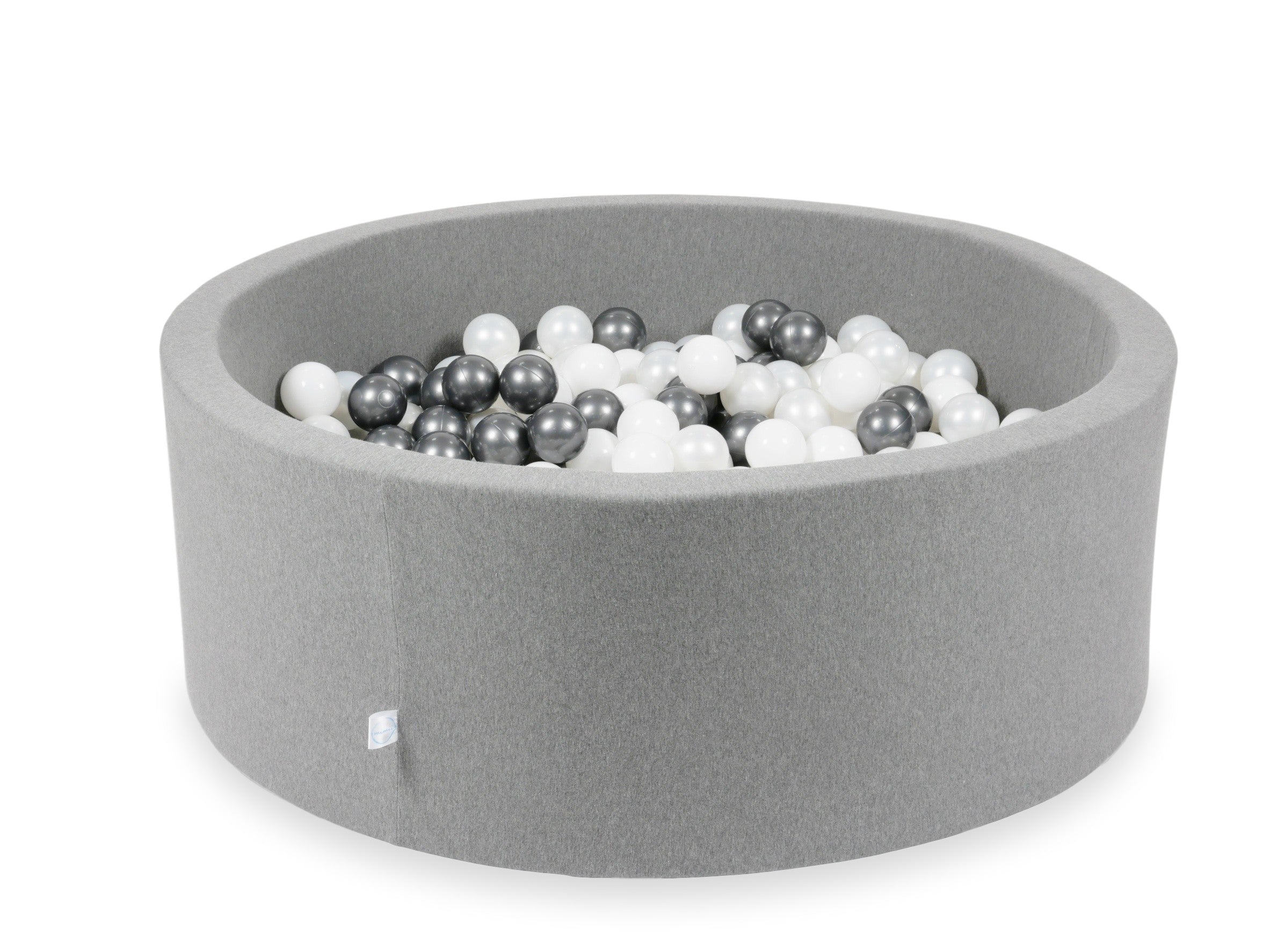 Piscine à balles en gris 110x40 cm avec 500balles