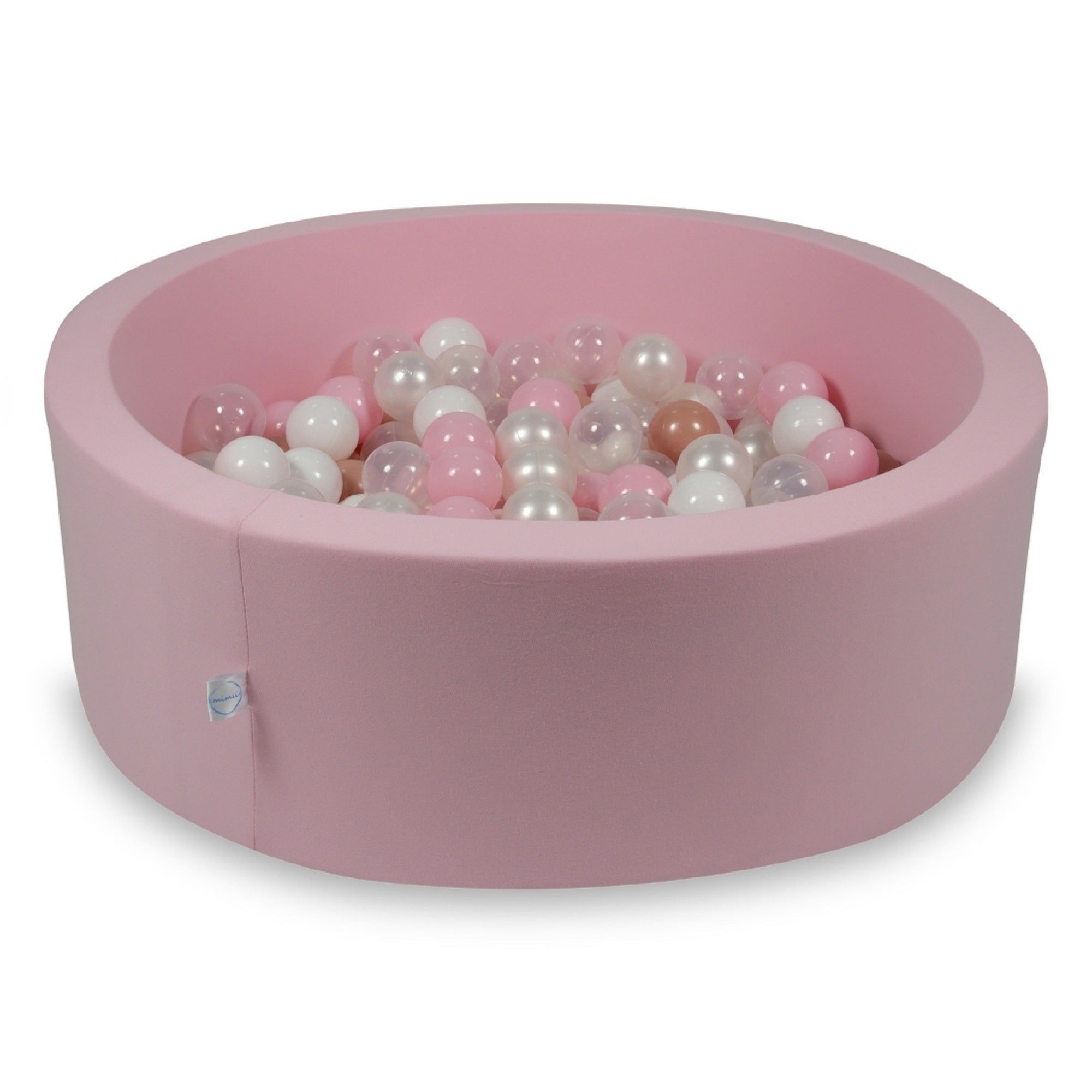 Piscine à balles en puder rosa 90x30 cm avec 200 balles