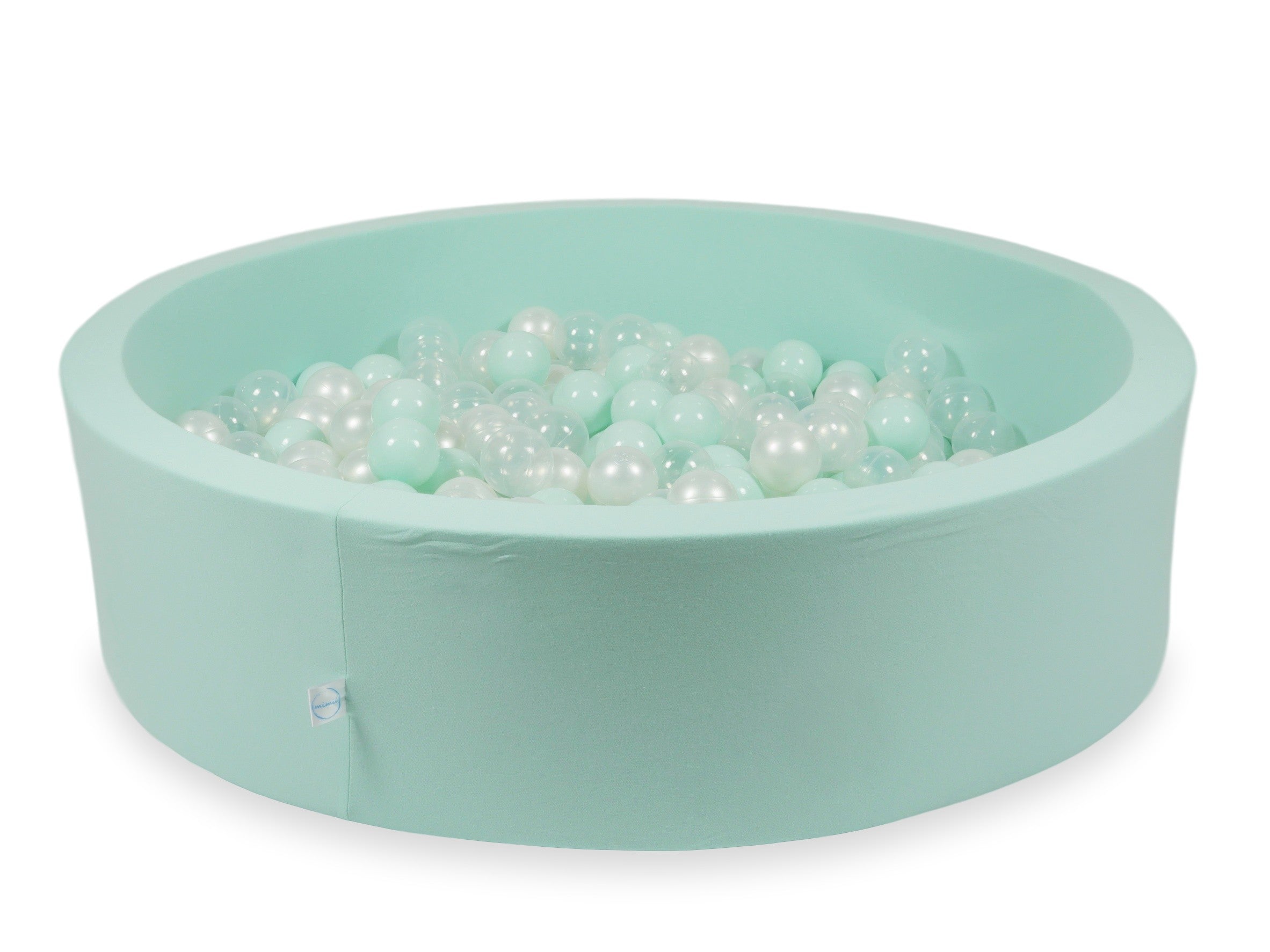 Piscine à balles en menthe 110x30 cm avec 400 balles