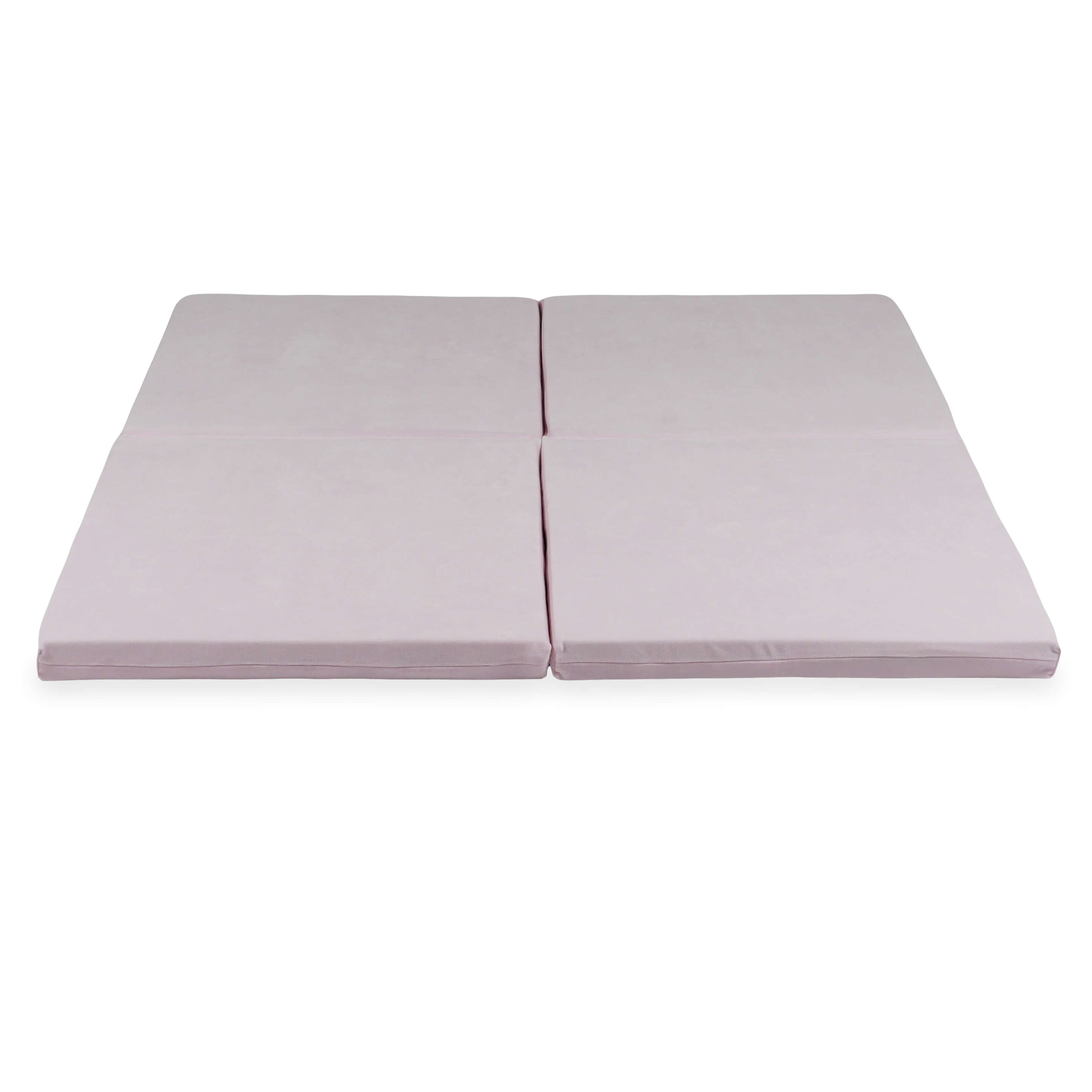 Tapis de jeu bébé pliable carré 120 × 120 cm en velvet soft