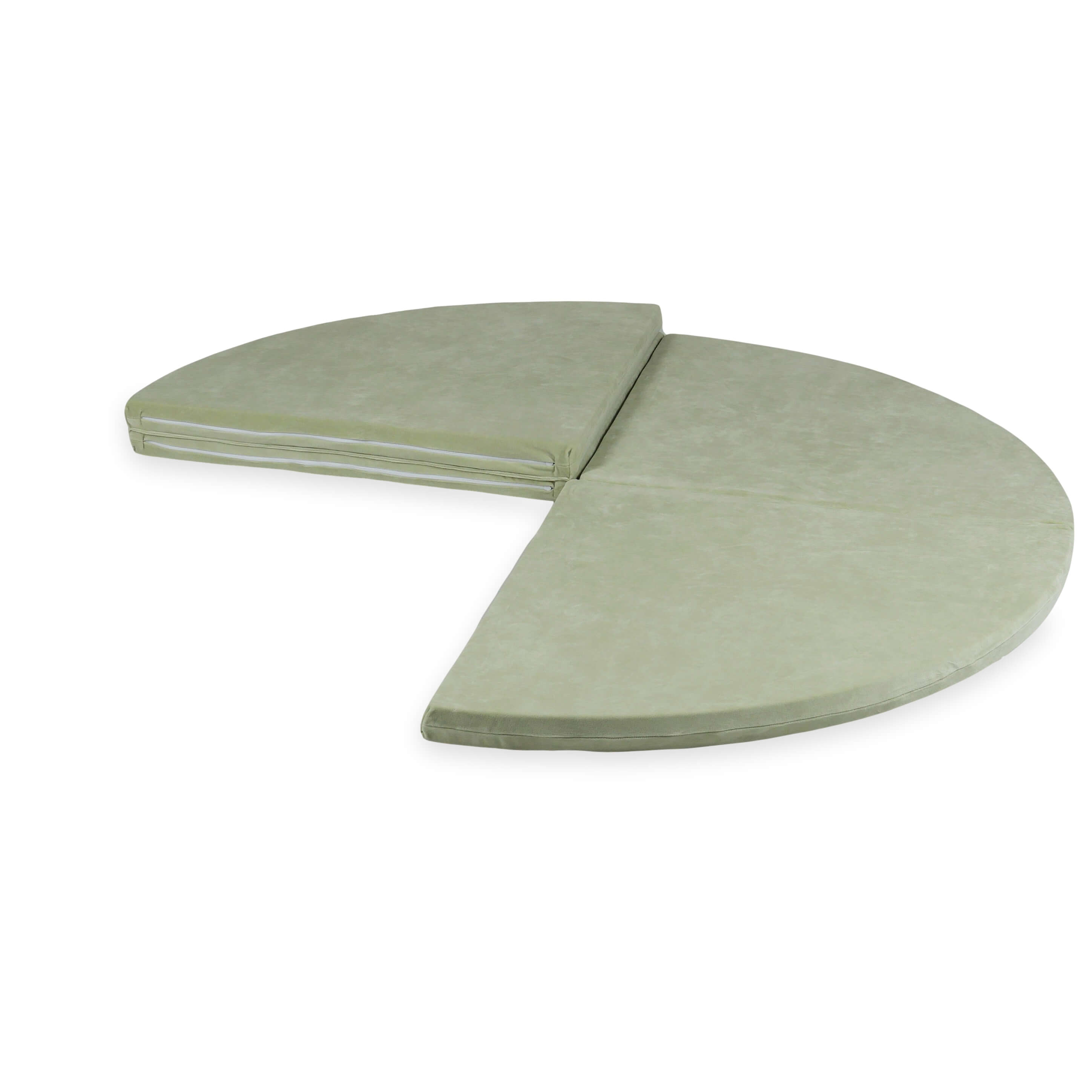 Tapis de jeu bébé rond 160cm en velvet soft