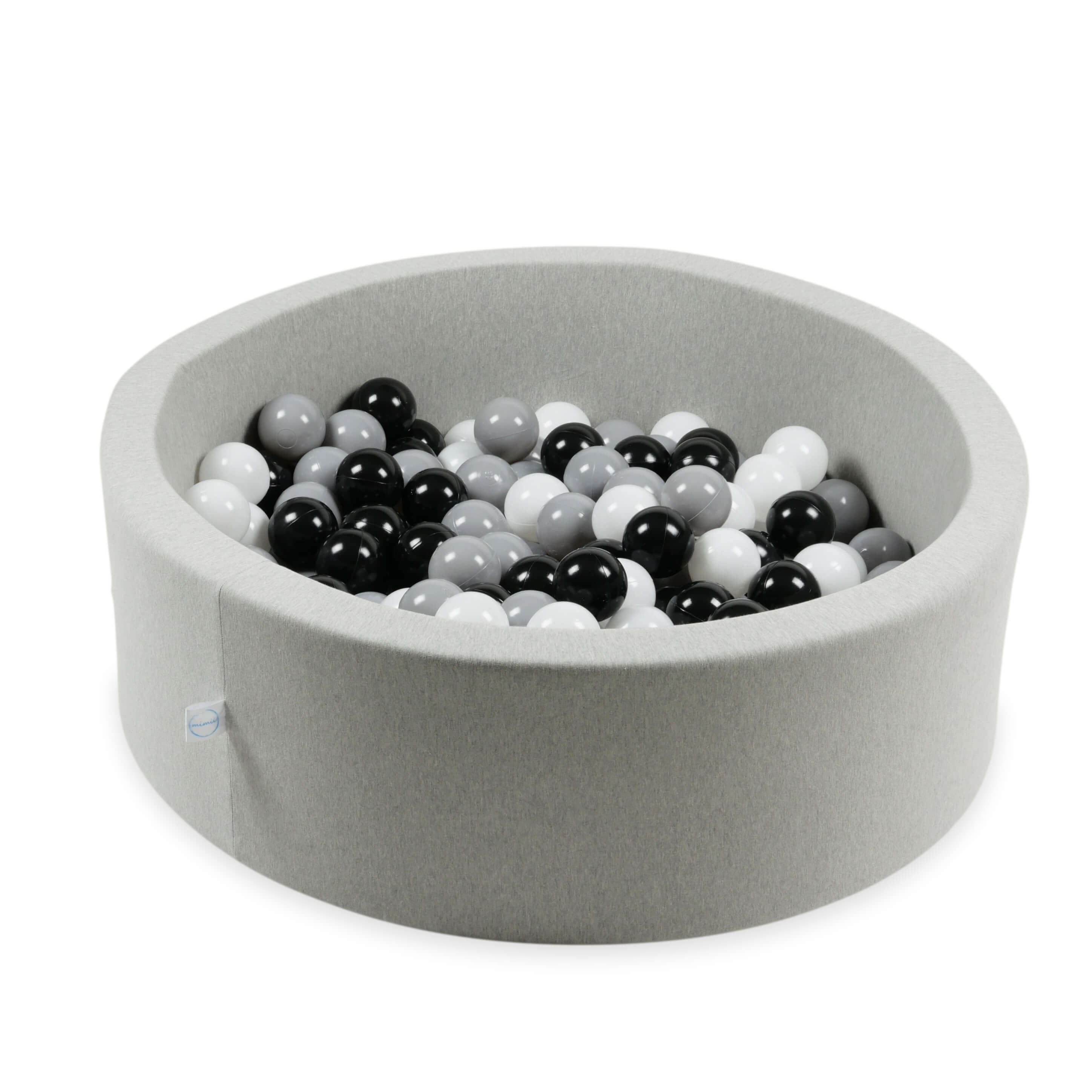 Balles de jeu ø7cm 400 pièces blanc, noir, gris