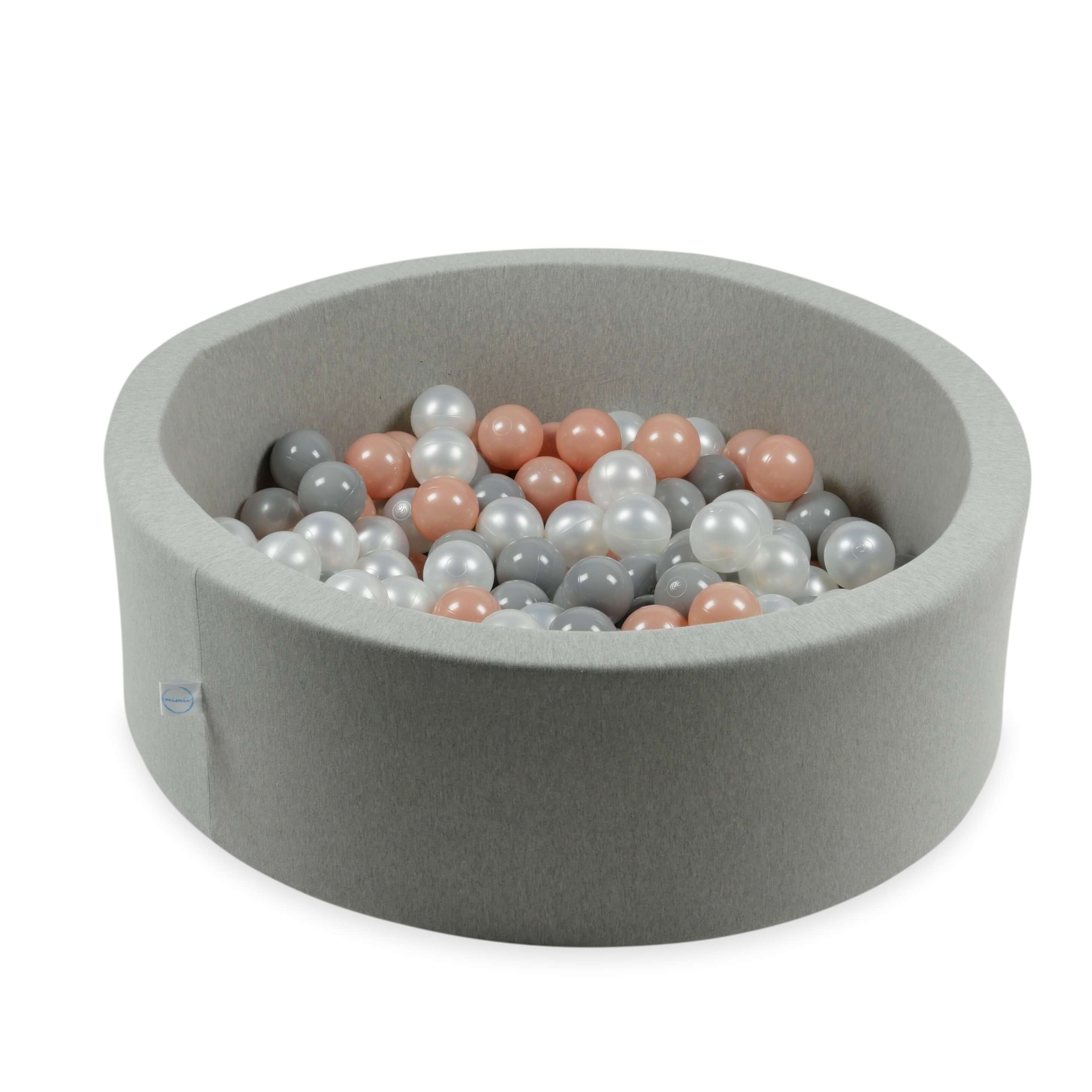 Balles de jeu ø7cm 400 pièces perle, gris, dore rose