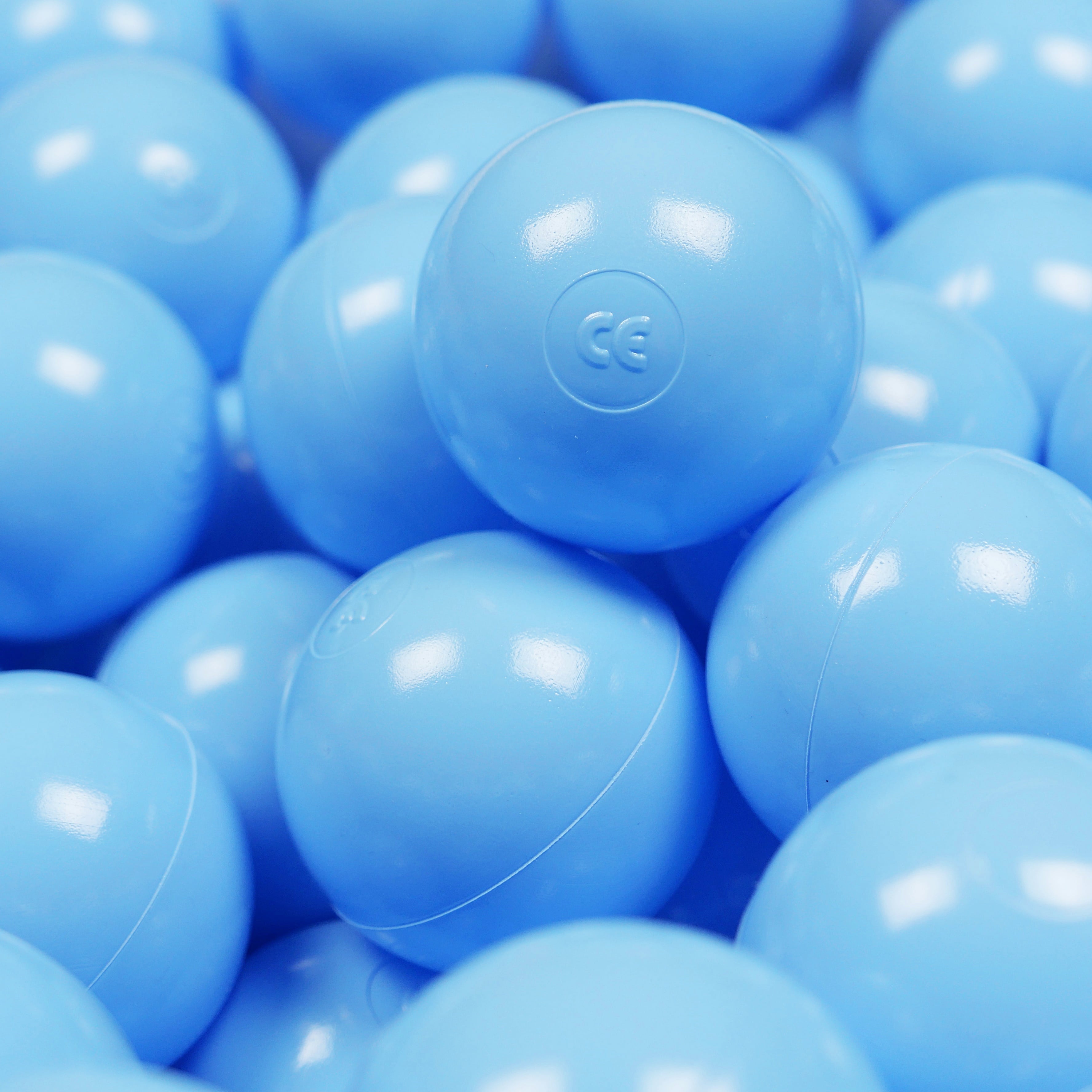 Balles de jeu ø7cm 150 pièces cyan clair