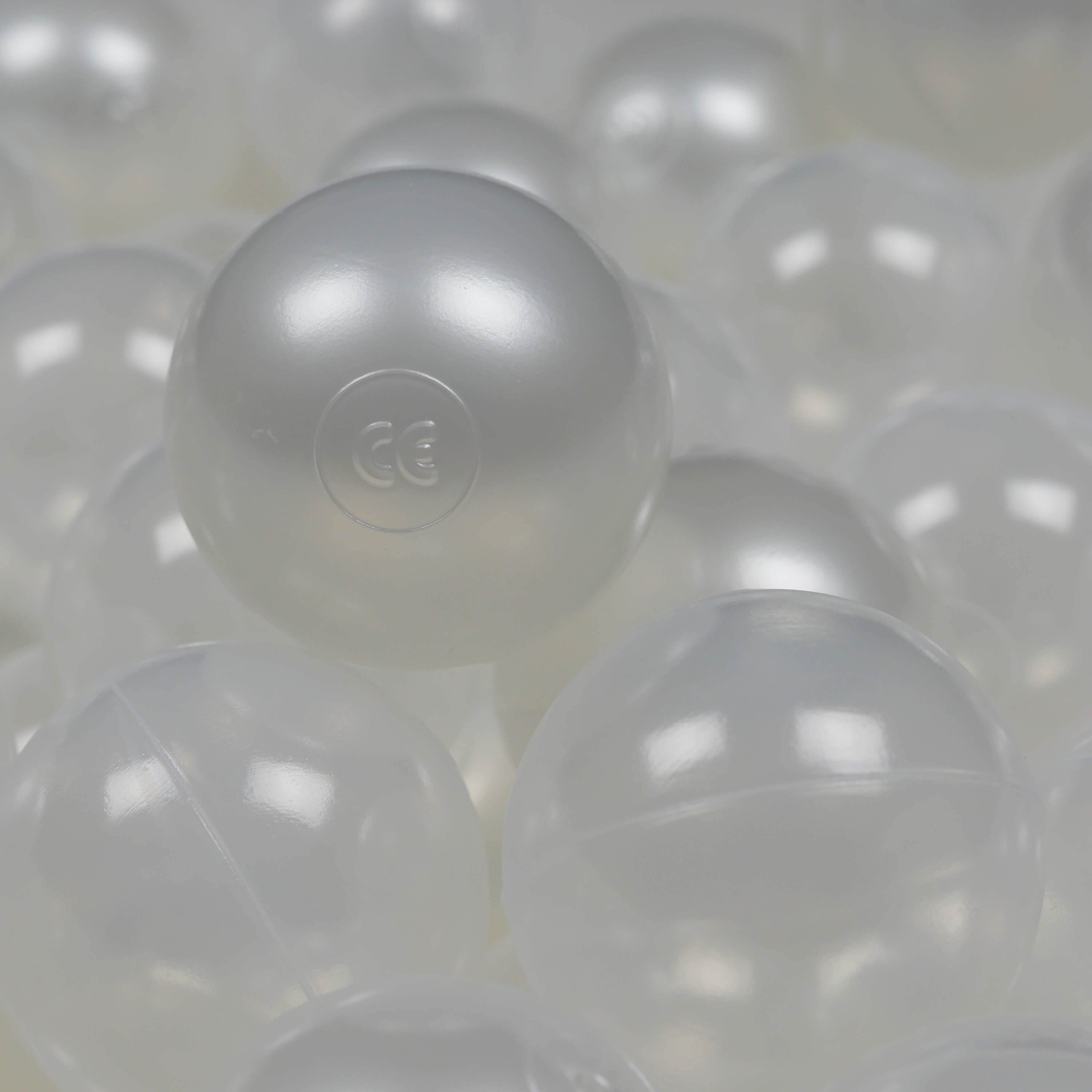 Balles de jeu ø7cm 200 pièces perle, transparent