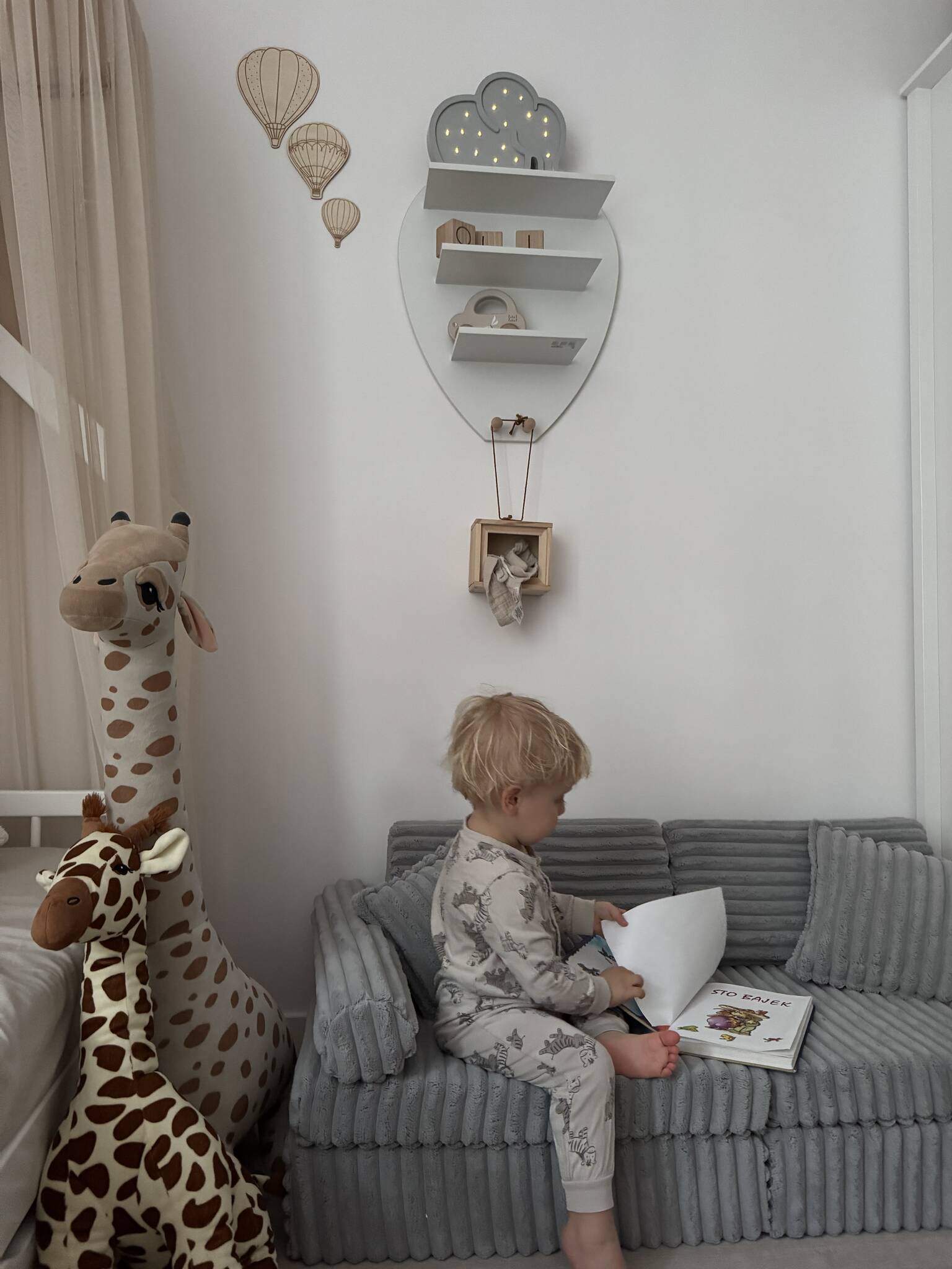 Canapé de jeu Montessori Mini Confort en Tissu gaufré