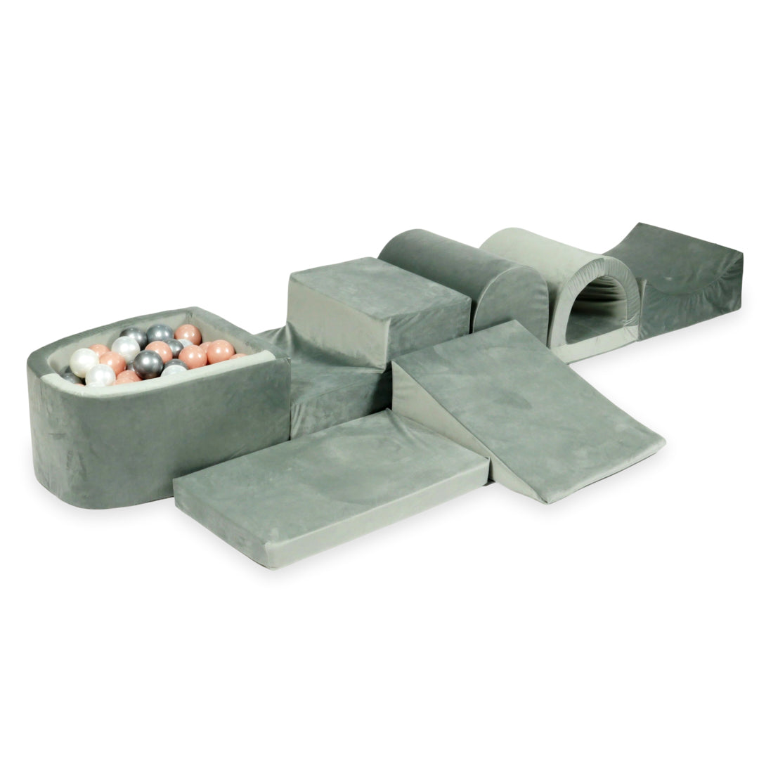 6 elements - set of 16 (wedge, hill, step, cradle, bridge, mat)