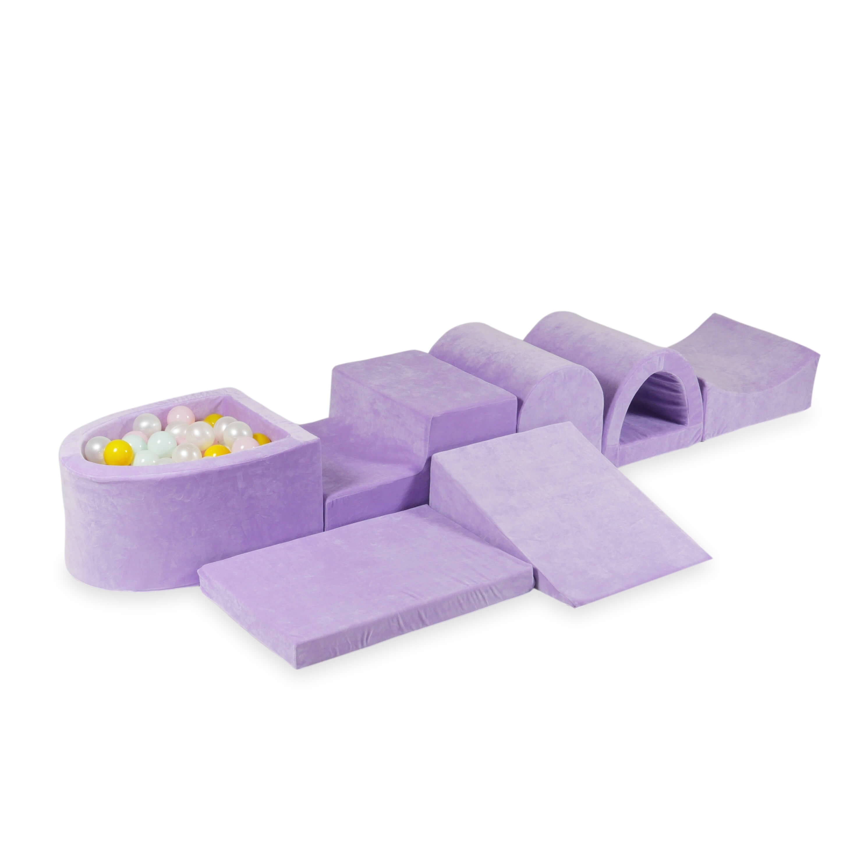 Plus grande aire de jeux en mousse avec piscine micro lilac + 100 balles