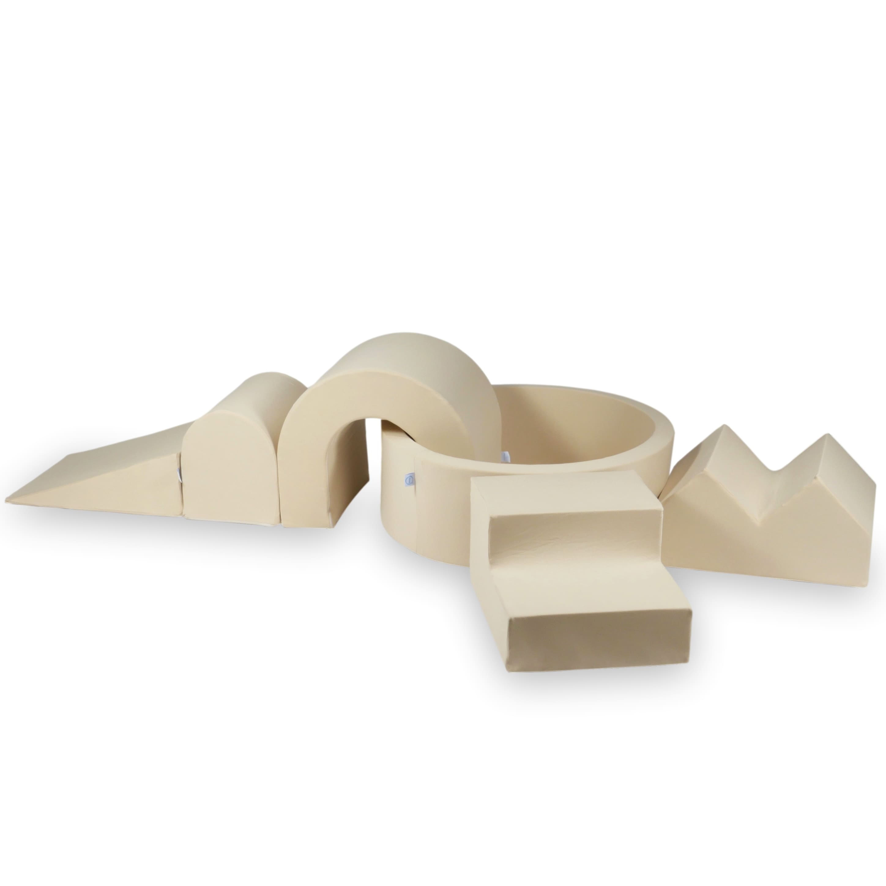 Aire de jeux en mousse avec piscine ronde 90x30 jersey + 5 éléments sans balles