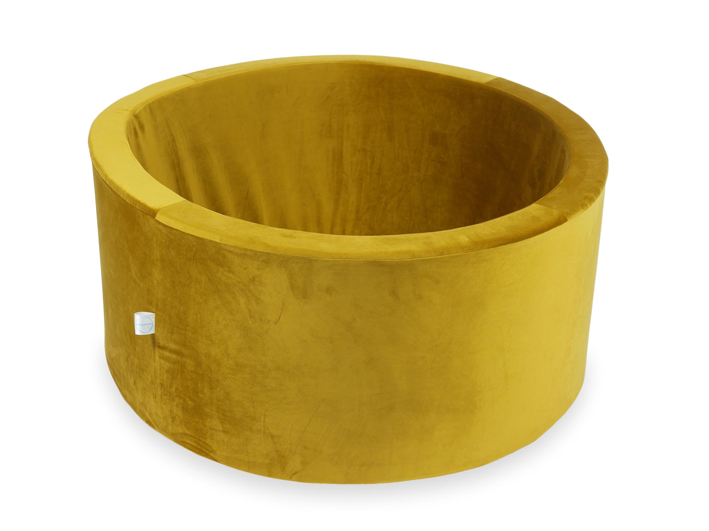 Piscine à Balles 90x40 velvet dore sans balles