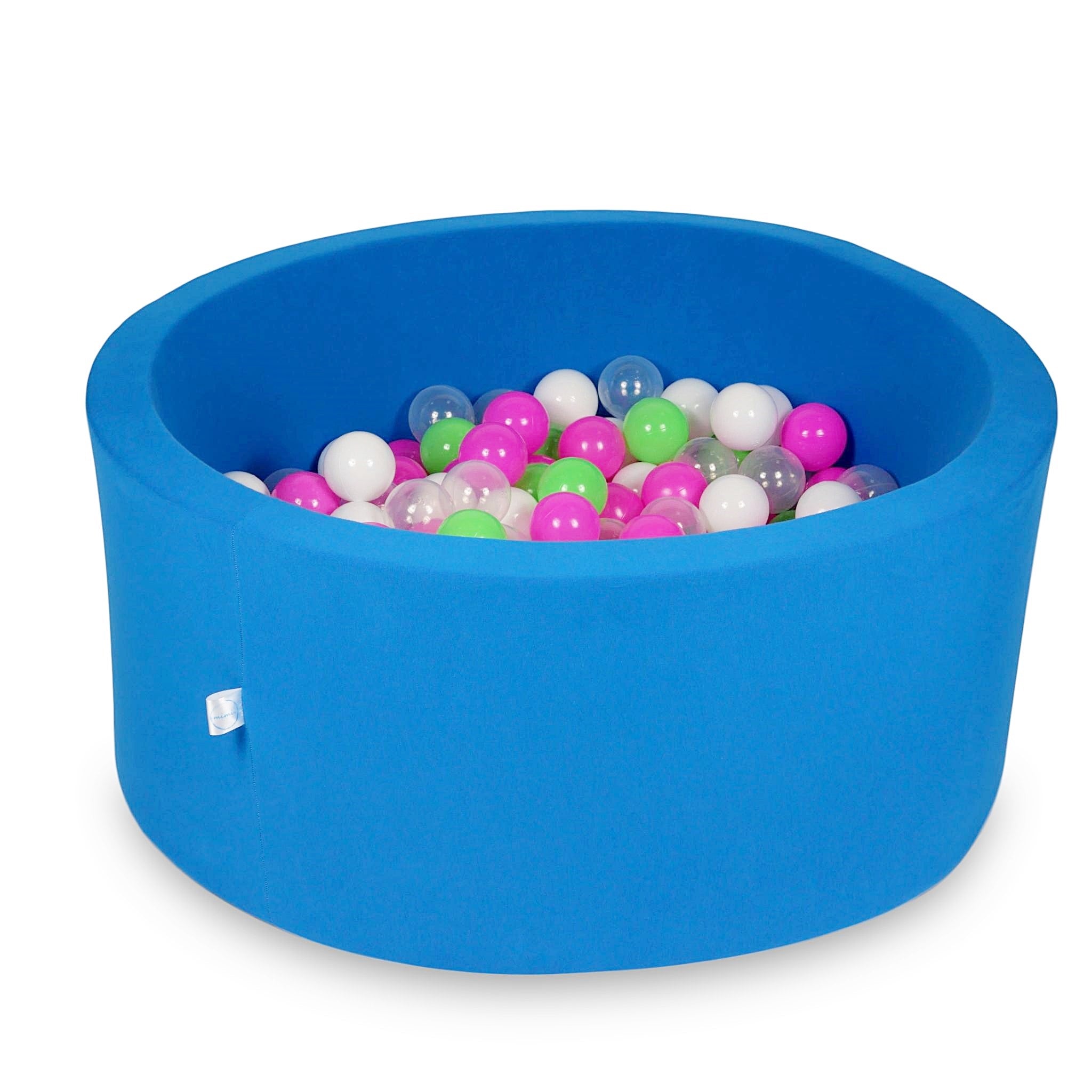 Piscine à balles en bleue 90x40 cm avec 300 balles