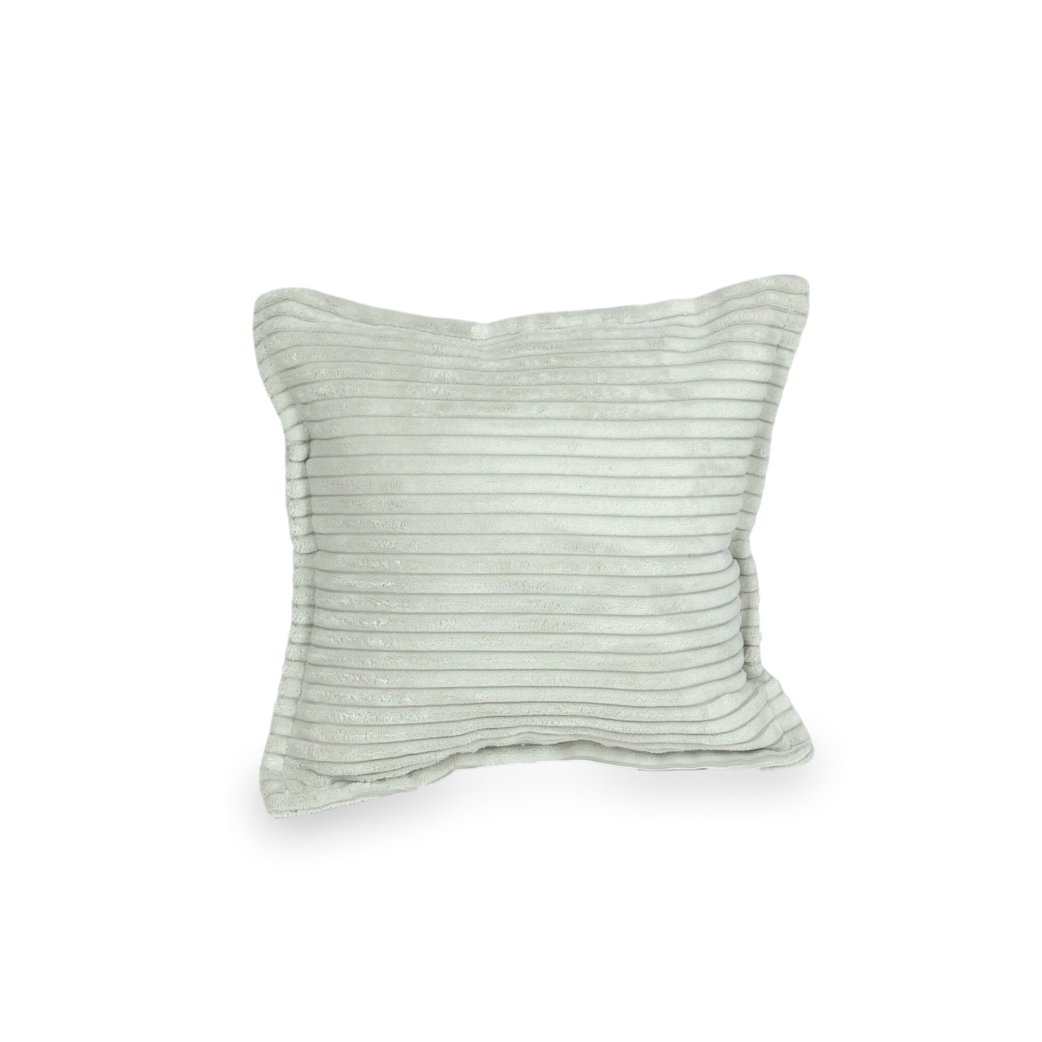 Petit coussin de jeu pour canapé en velours côtelé gris
