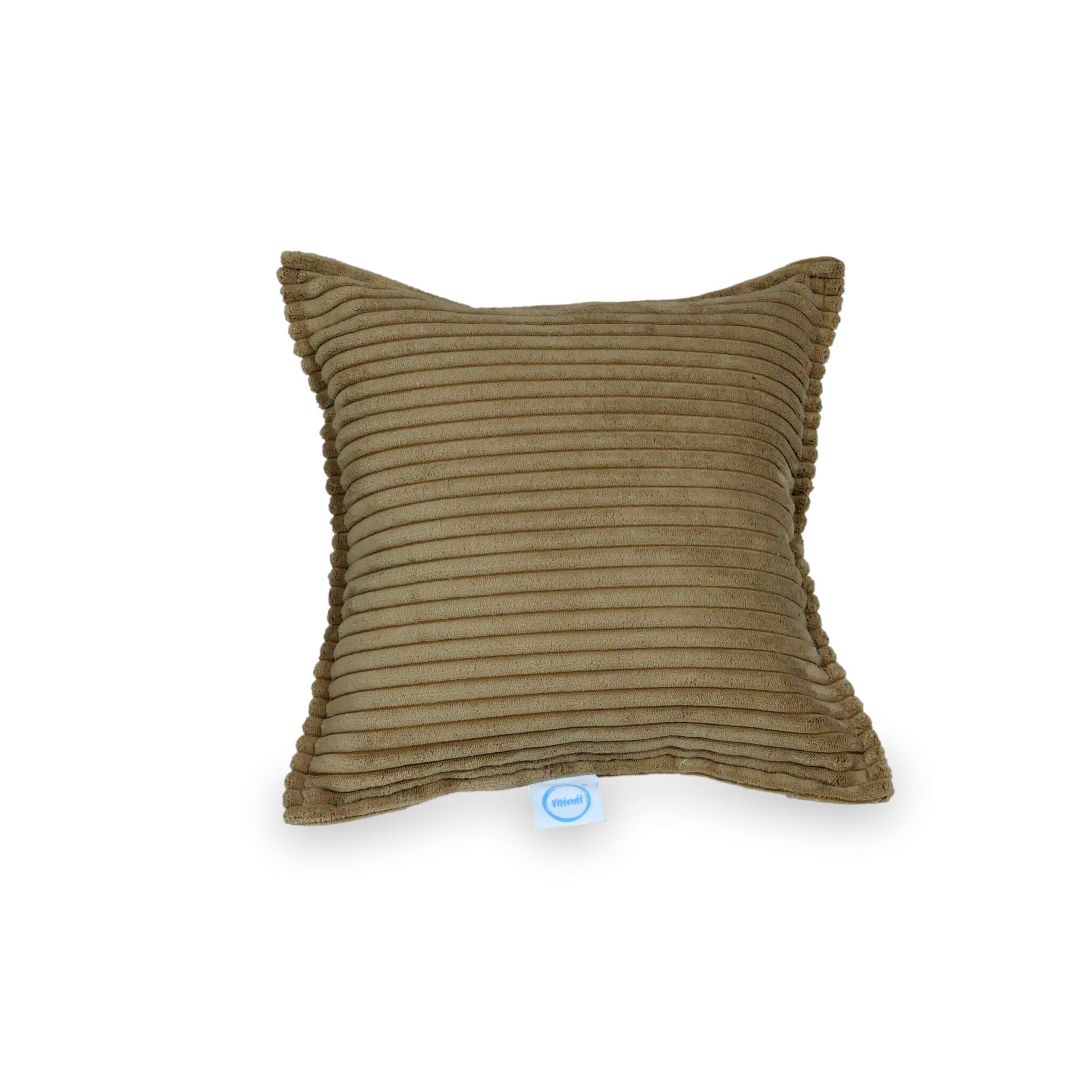 Petit coussin de jeu pour canapé en velours côtelé toffee