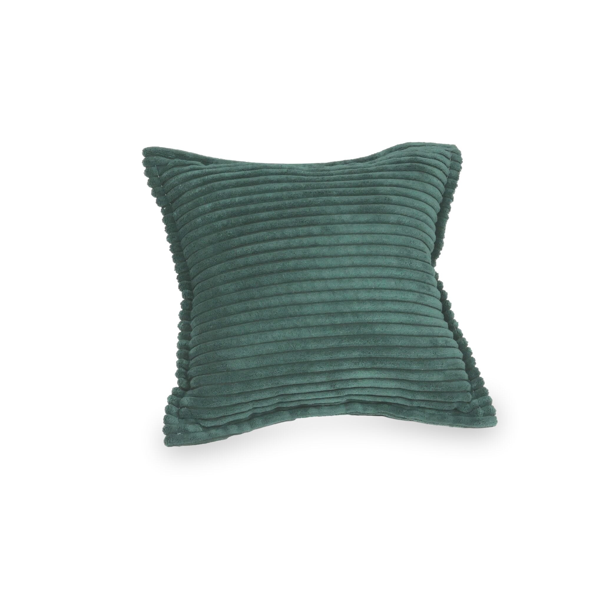 Petit coussin de jeu pour canapé en velours côtelé vert