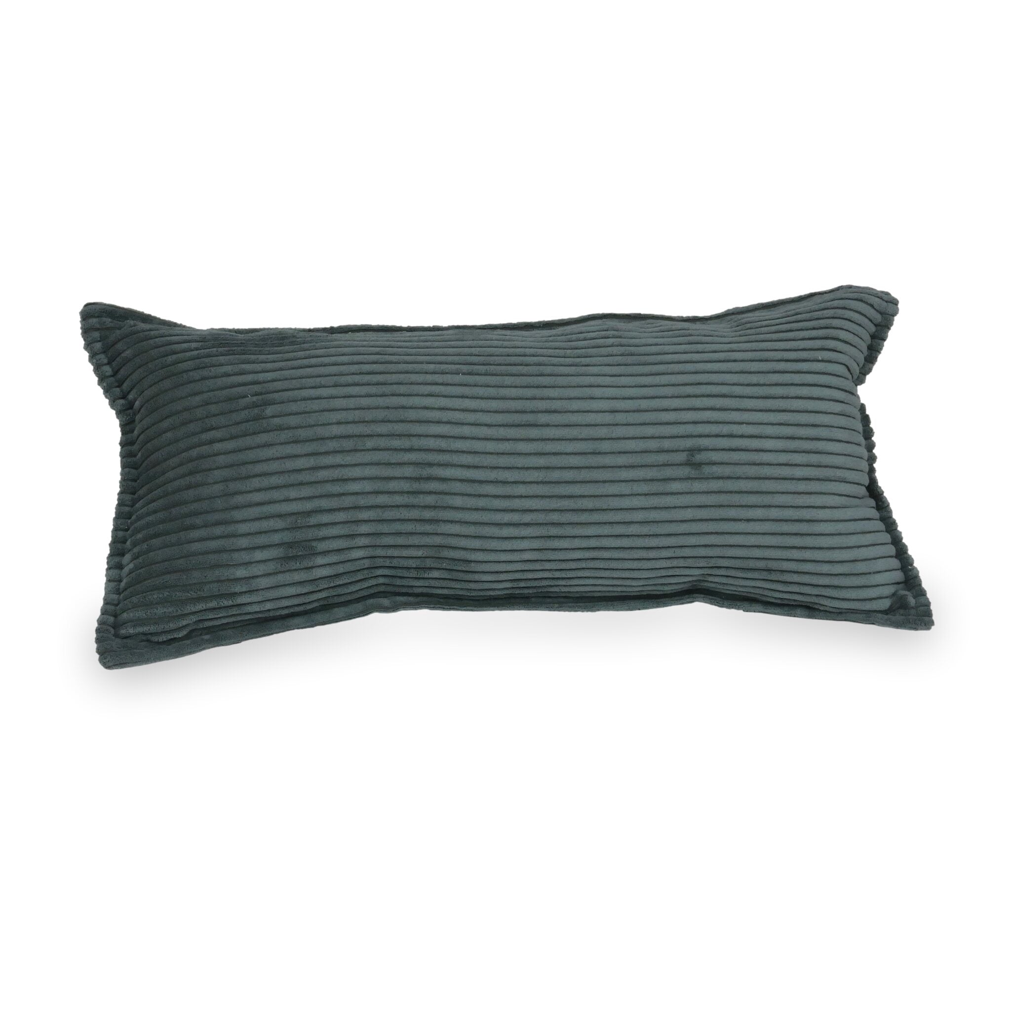 Grand coussin de jeu pour canapé en velours côtelé graphite