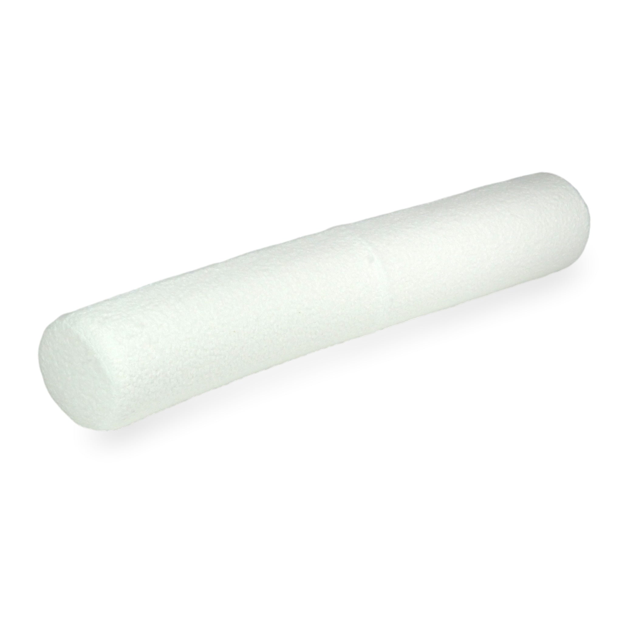 Grand rouleau pour canapé en bouclé blanc