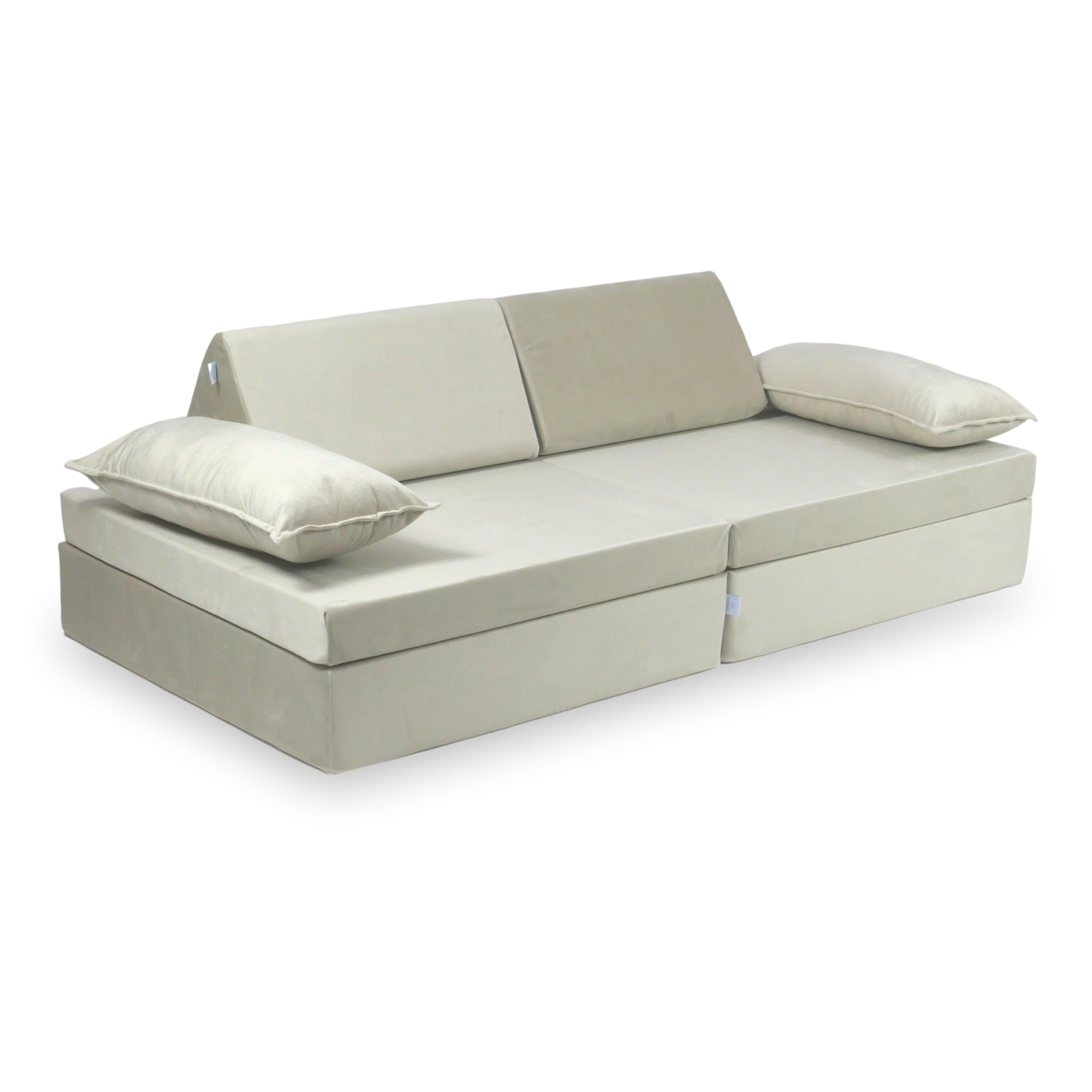 Canapé de jeu Montessori de luxe en velours