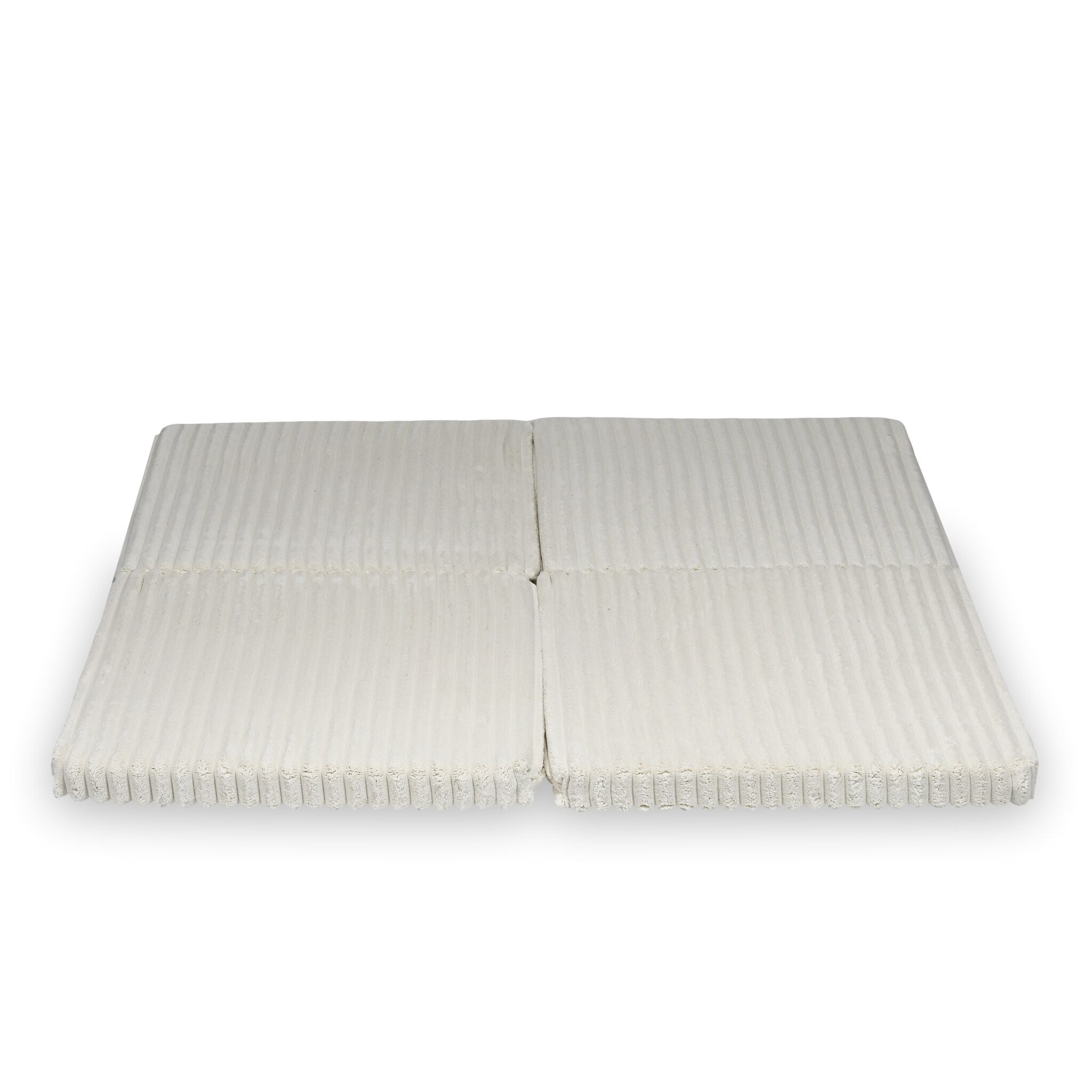 Tapis de jeu bébé pliable carré 120 × 120 cm en tissu gaufré
