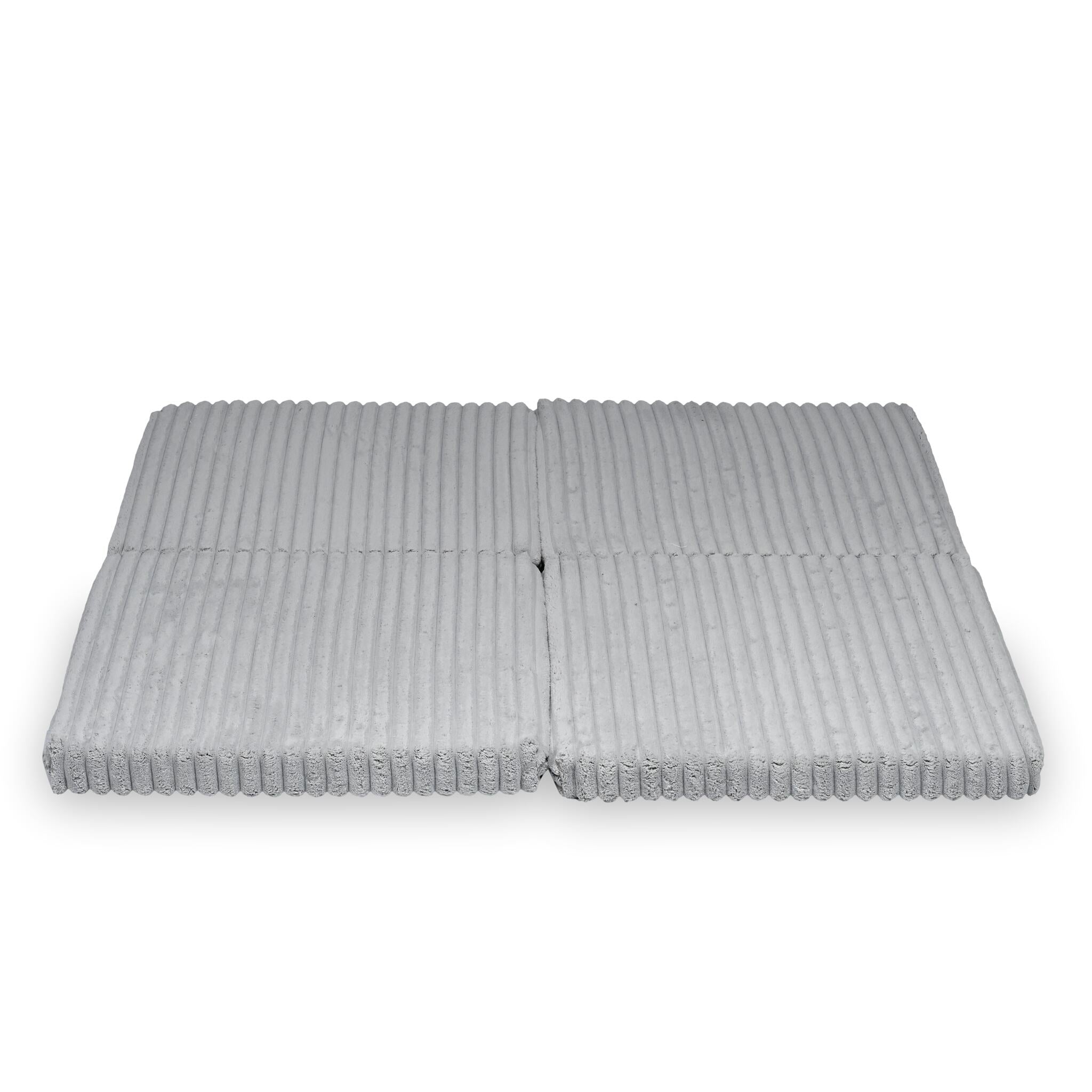 Tapis de jeu bébé pliable carré 120 × 120 cm en tissu gaufré