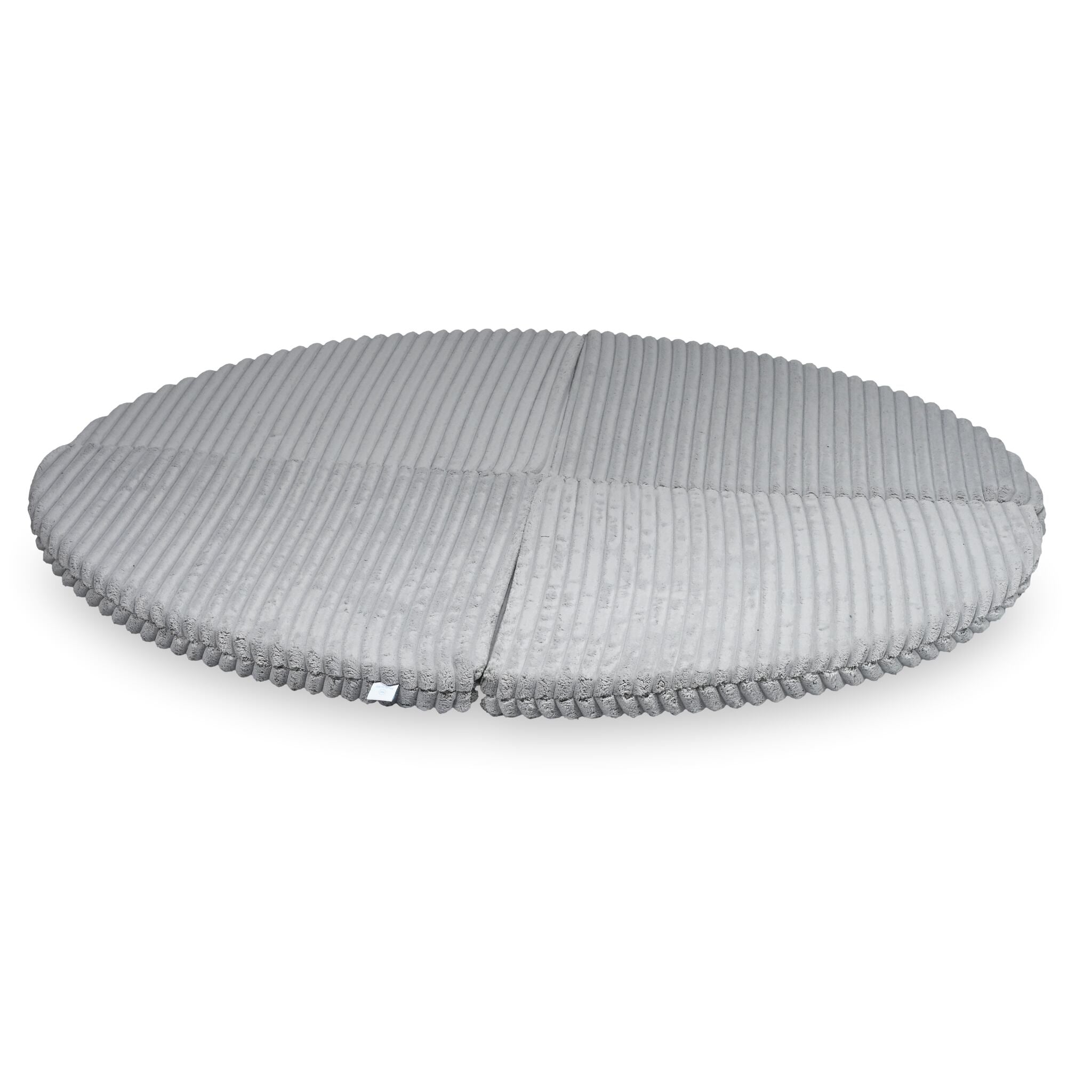 Tapis de jeu bébé rond 160cm en tissu gaufré