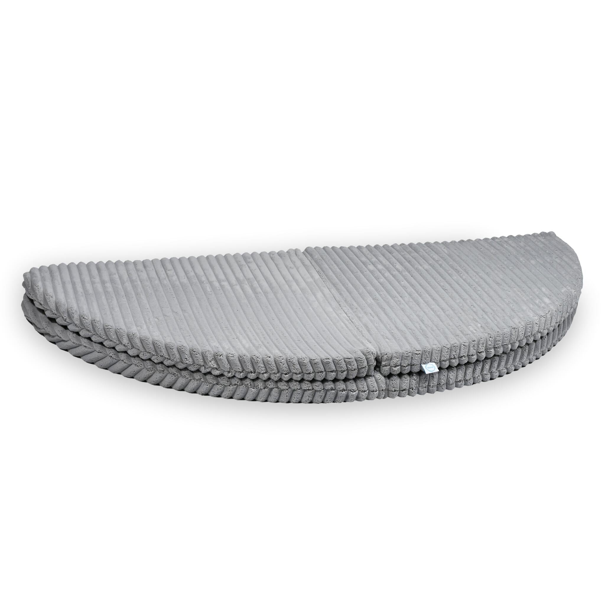 Tapis de jeu bébé rond 160cm en tissu gaufré