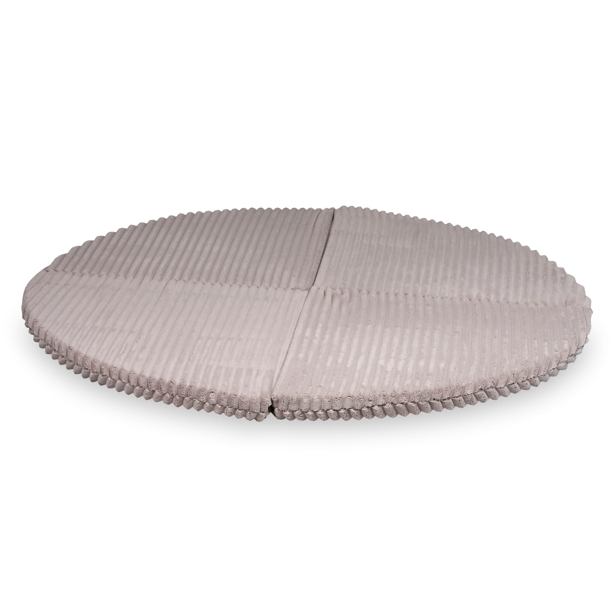 Tapis de jeu bébé rond 160cm en tissu gaufré