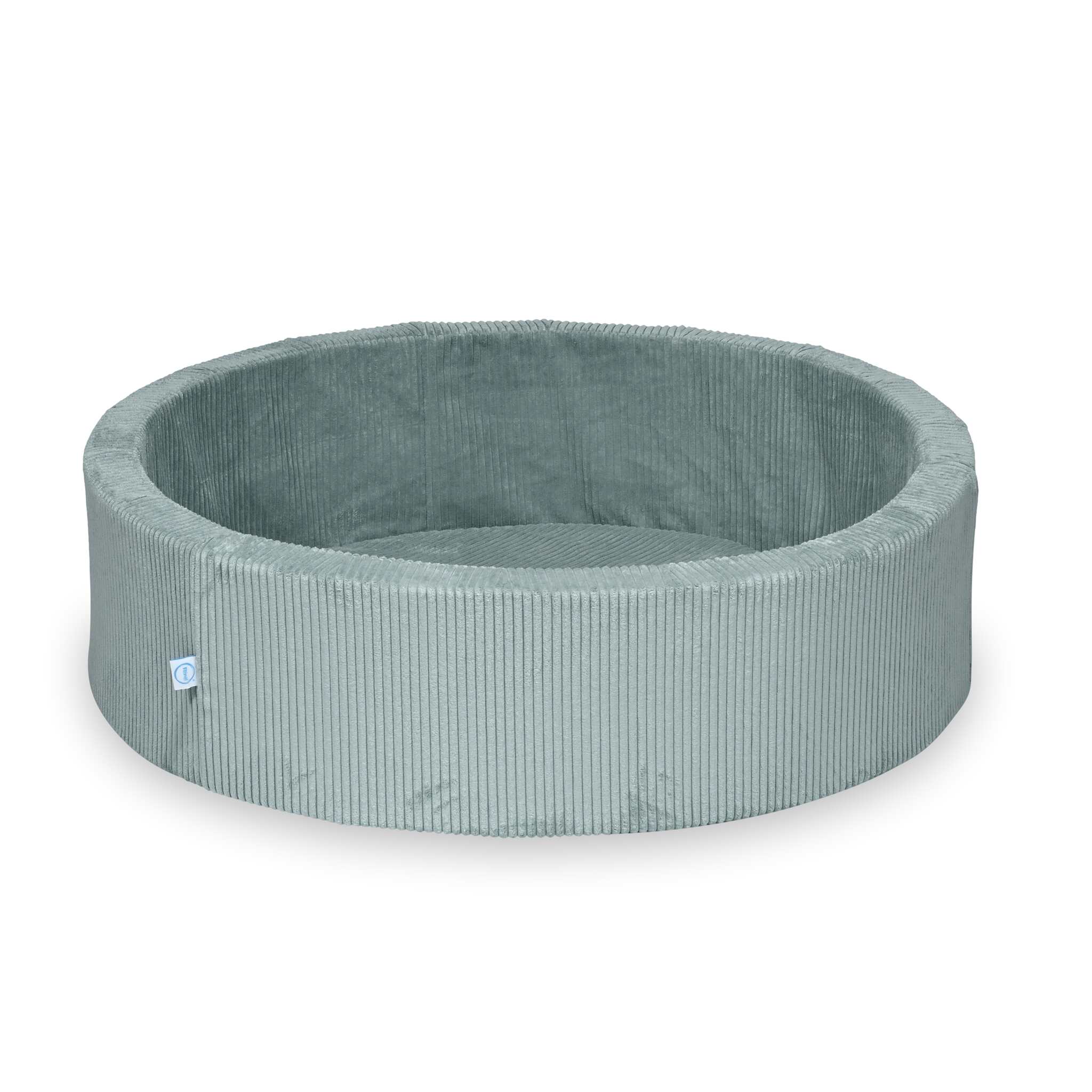 Piscine à Balles 110x30 velours côtelé menthe claire sans balles