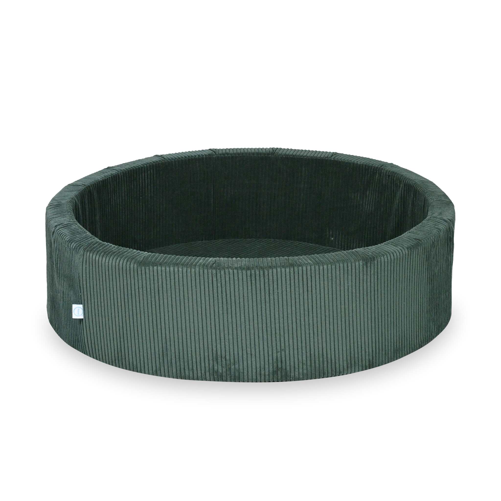 Piscine à Balles 110x30 velours côtelé vert sans balles