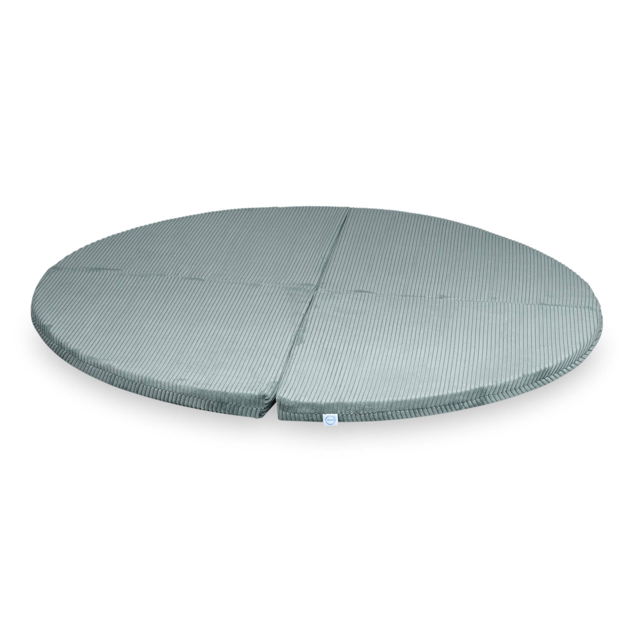 Runde, faltbare Cord-Spielmatte (160 cm Durchmesser) für Babys