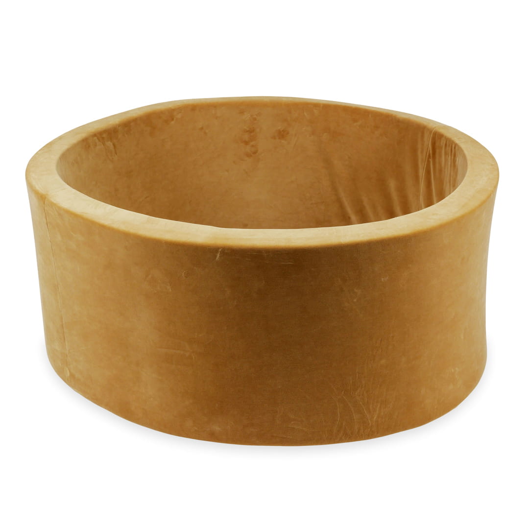 Mimii-Piscine-à Balles-90x40-Velvet-Soft-Carmel-sans-boules