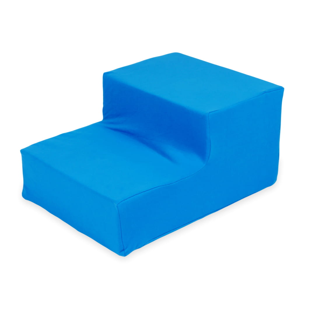 Marches en mousse pour aire de jeux, bleue