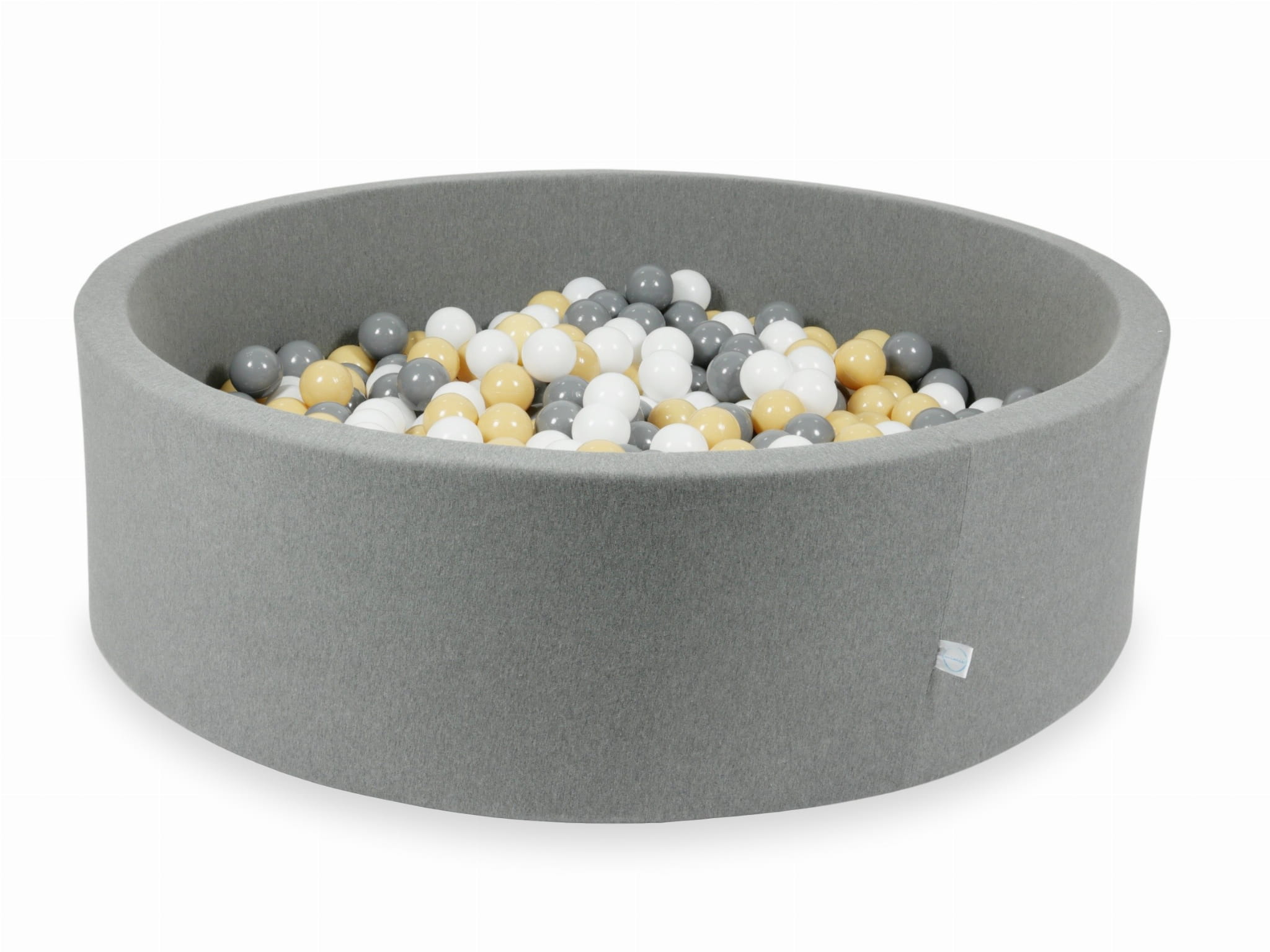Piscine à Balles 130x40 grise avec balles 700 pcs (blanc, gris, beige)