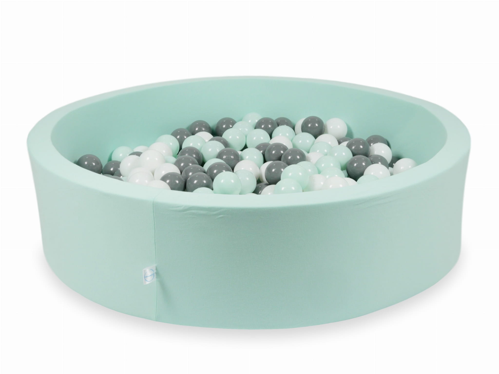 Piscine à Balles 110x30 menthe avec balles 400 pcs (blanc, gris, menthe clair)