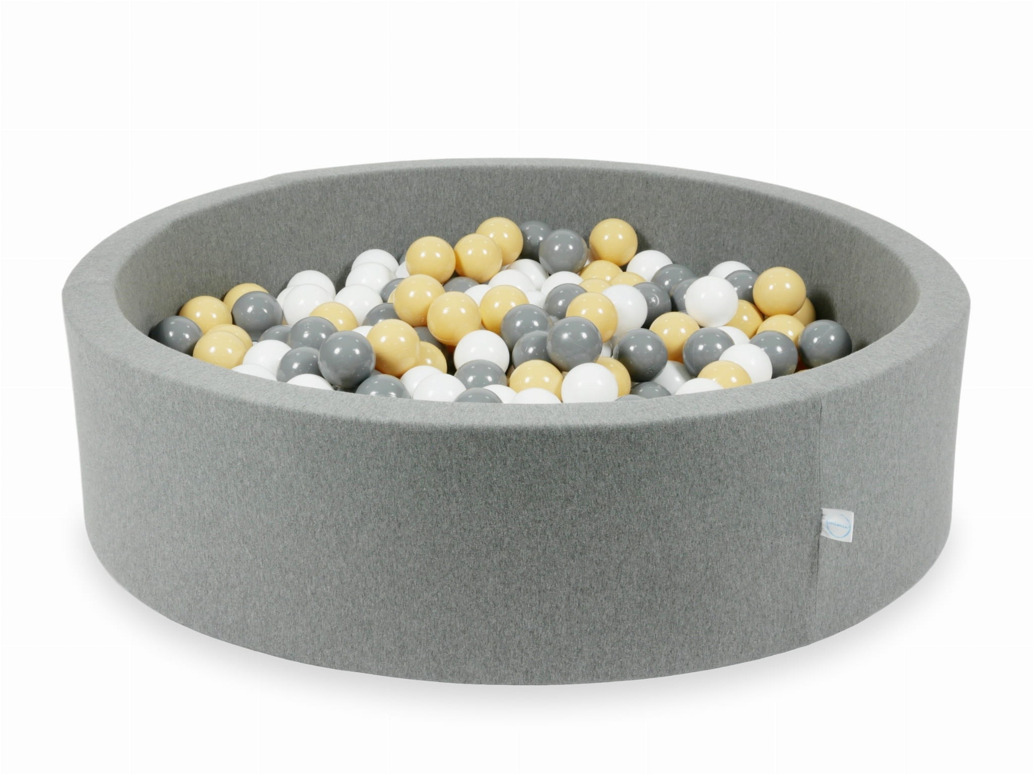 Piscine à Balles 110x30 grise avec balles 400 pcs (blanc, gris, beige)