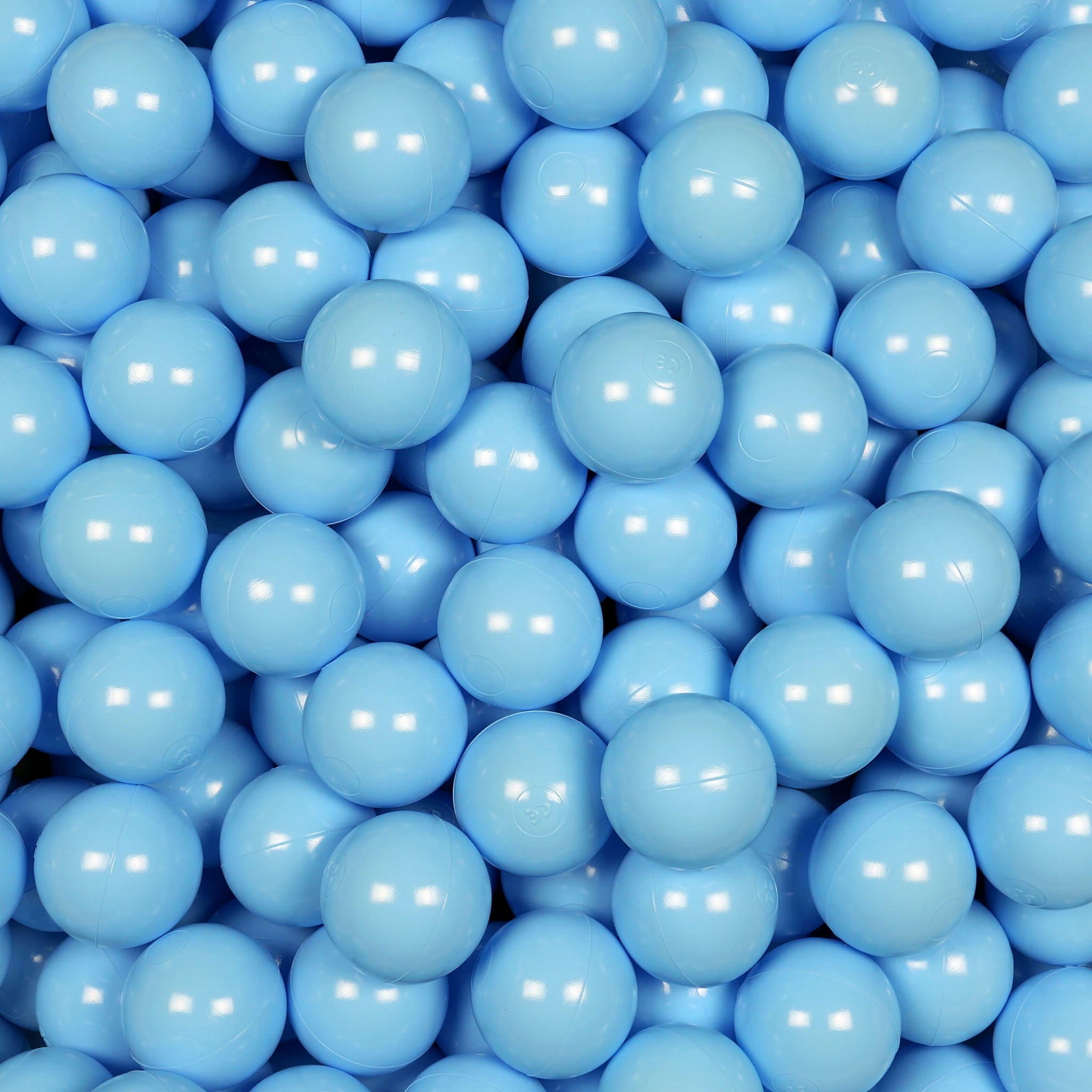 Balles de jeu ø7cm 400 pièces cyan clair