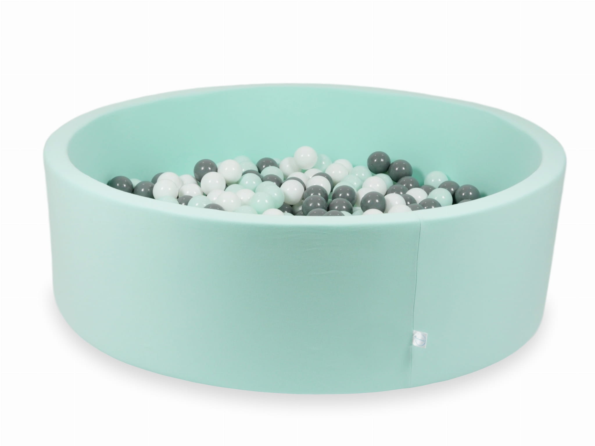 Piscine à Balles 130x40 menthe avec balles 700 pcs (blanc, gris, menthe claire)