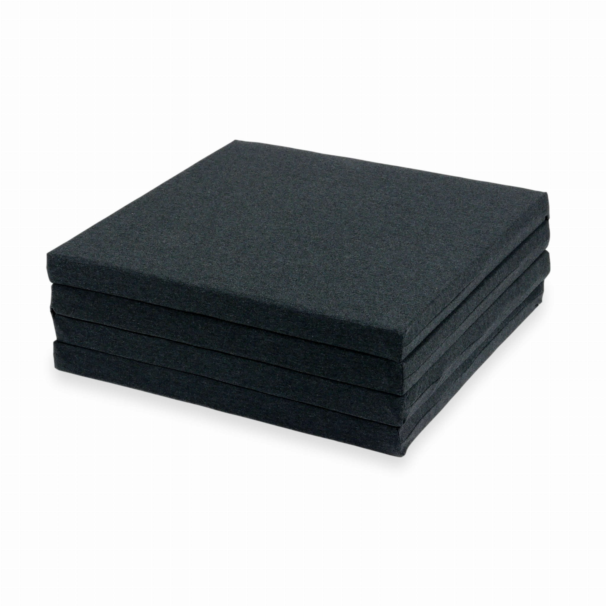 Tapis de jeu 120x120cm pour bébé, carré pliable, Graphite