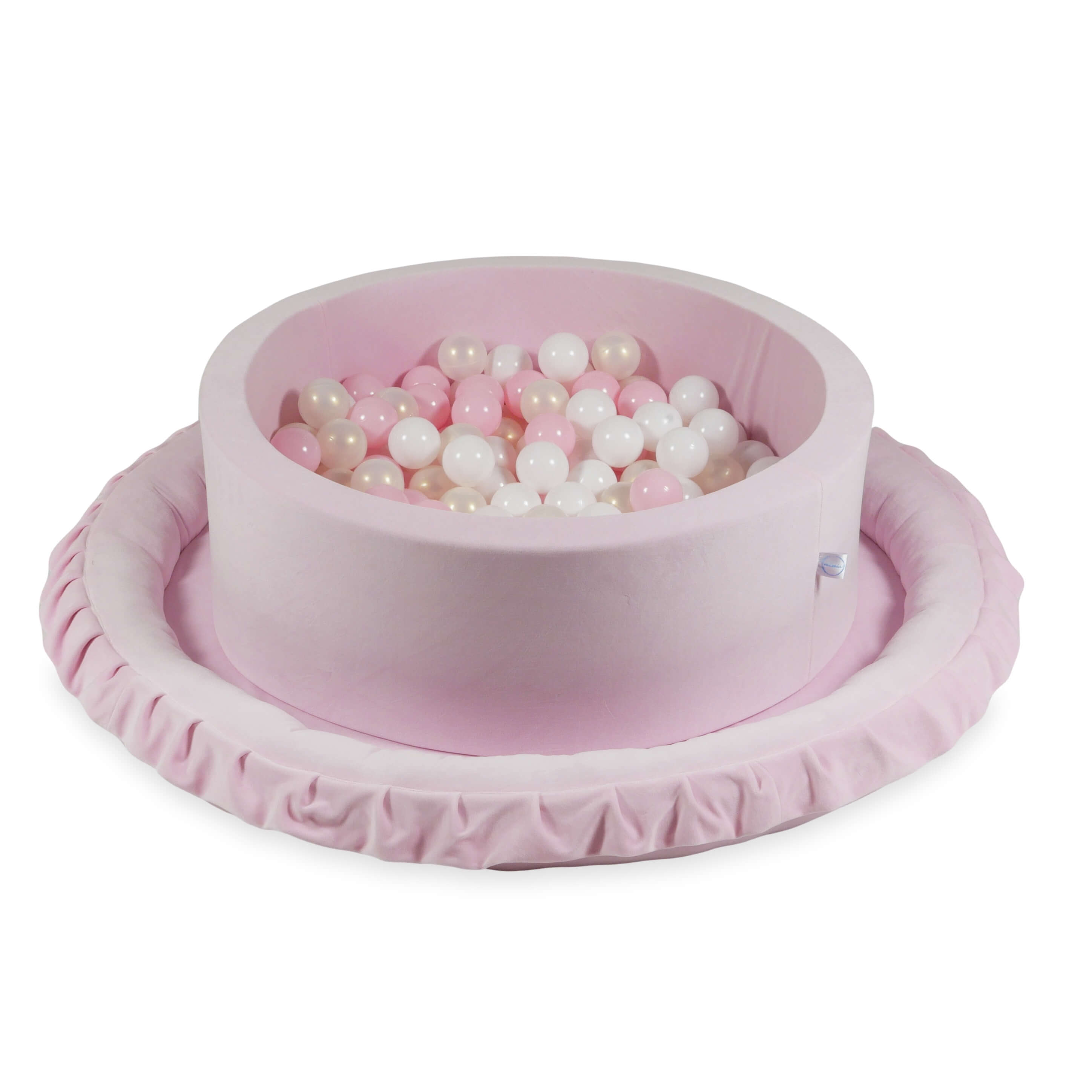 Tapis de jeu bébé nid 120 cm en velvet soft