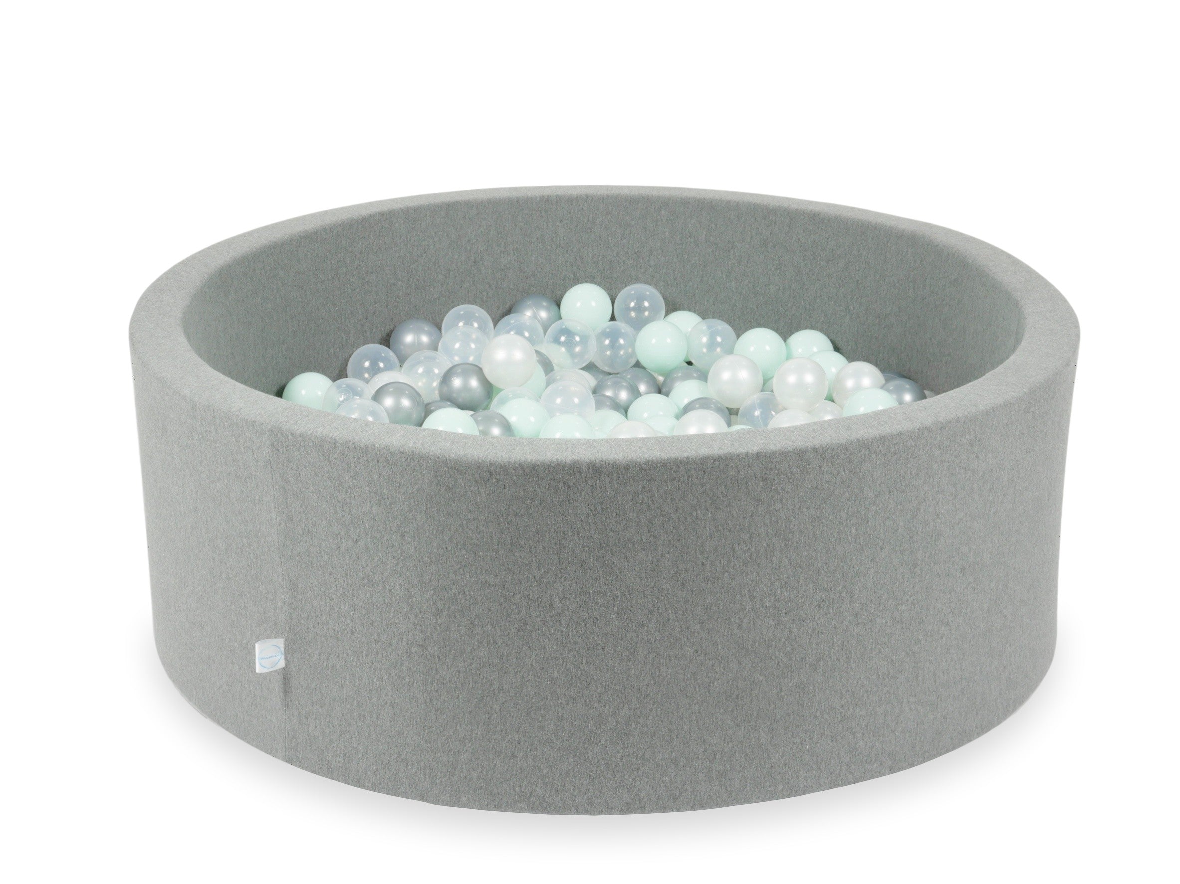 Piscine à balles en gris  110x40 cm avec 500balles