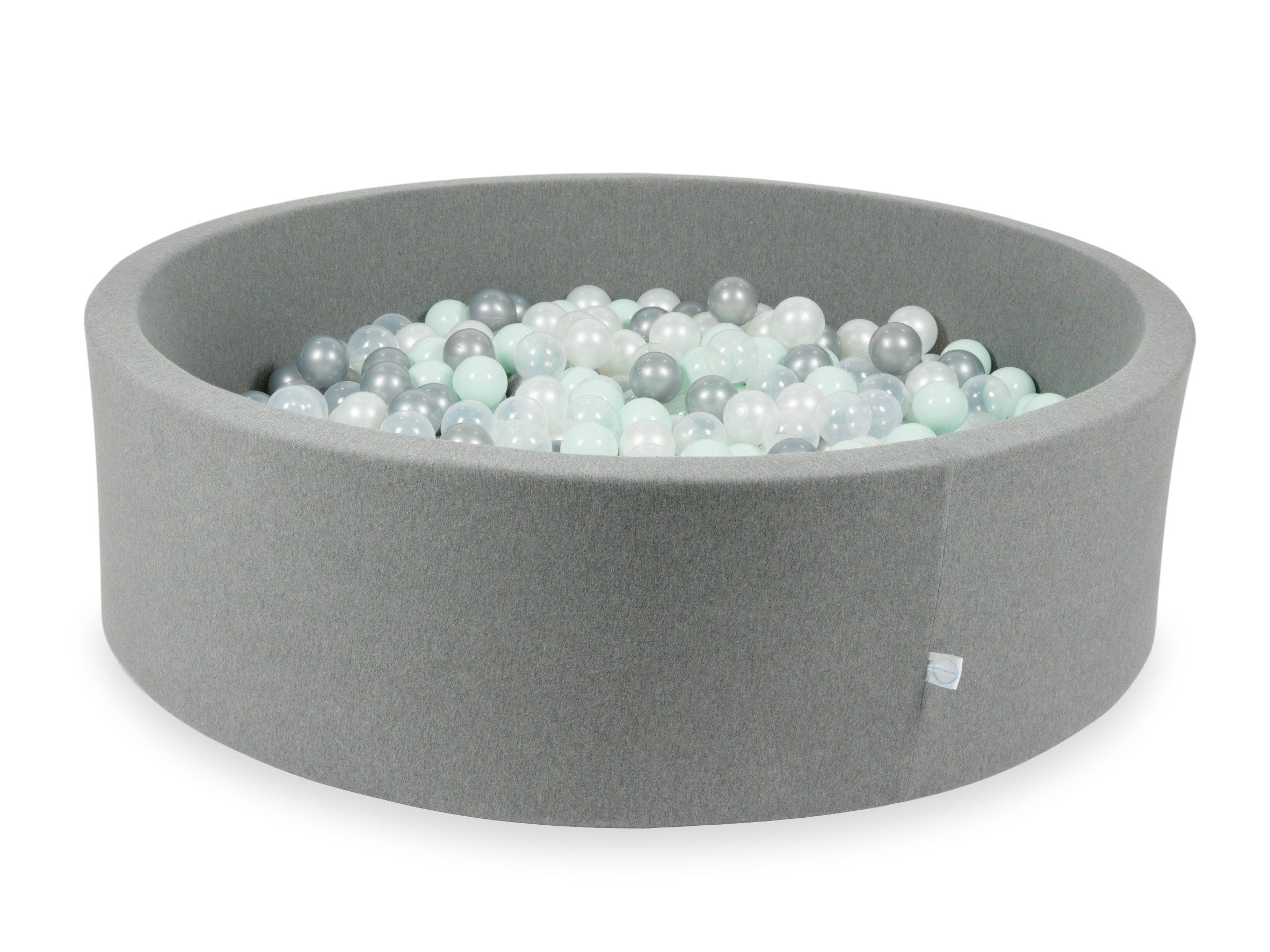 Piscine à balles en gris  130x40 cm avec 700 balles