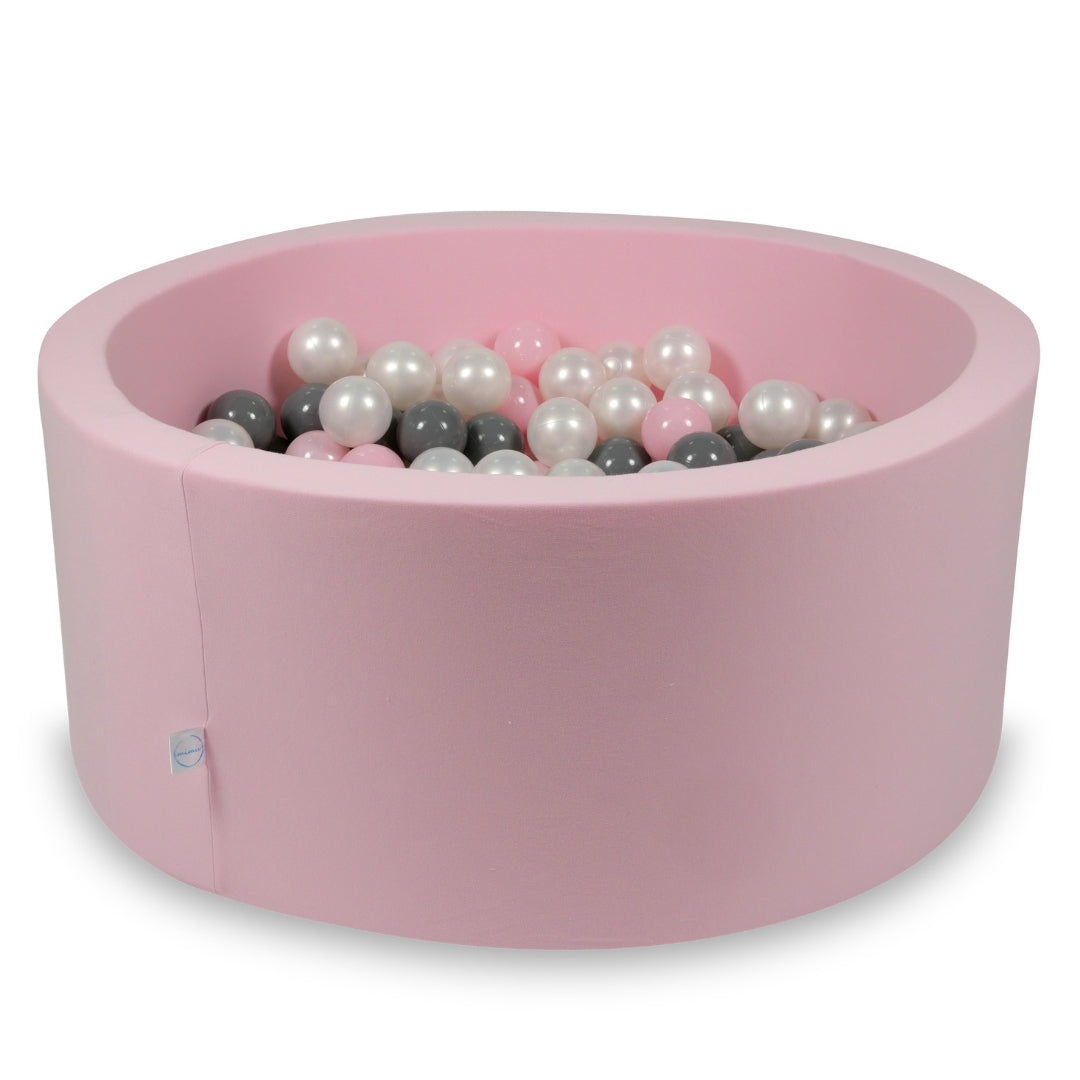 Piscine à balles en puder rosa 90x40 cm avec 300 balles