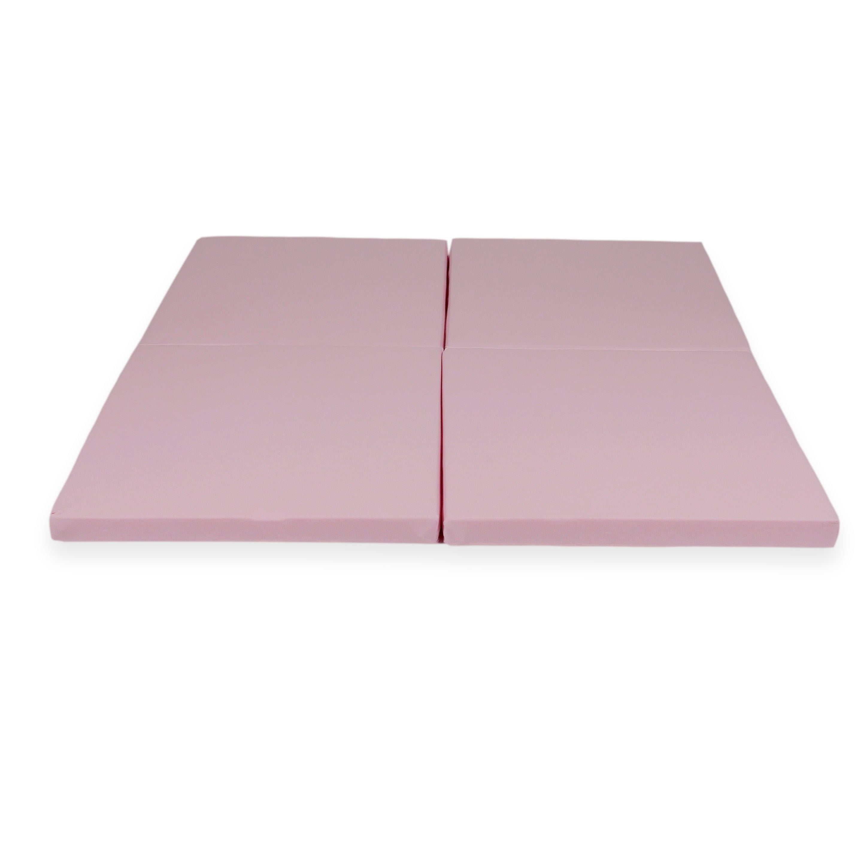 Tapis de jeu bébé pliable carré 120 × 120 cm en jersey