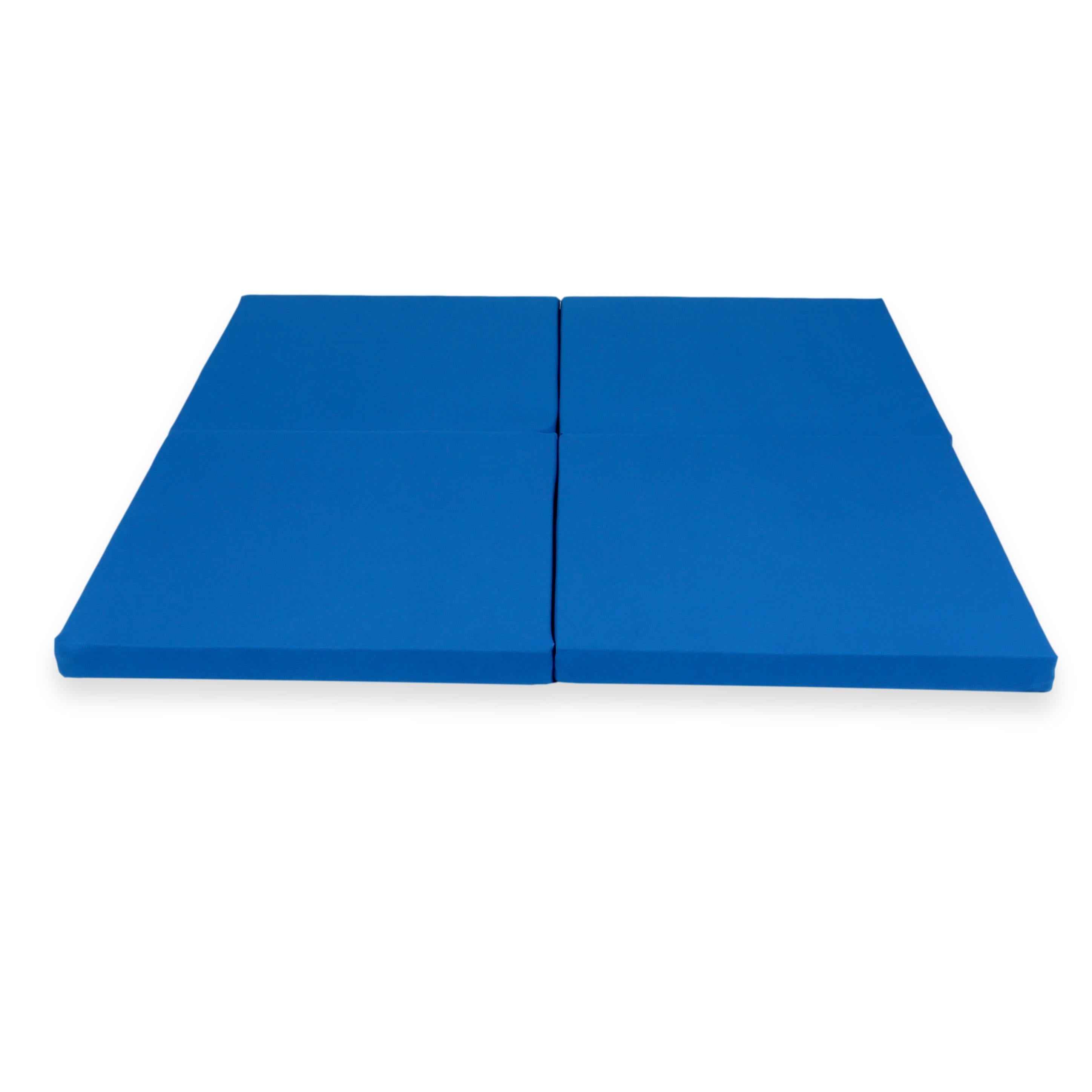 Tapis de jeu bébé pliable carré 120 × 120 cm en jersey