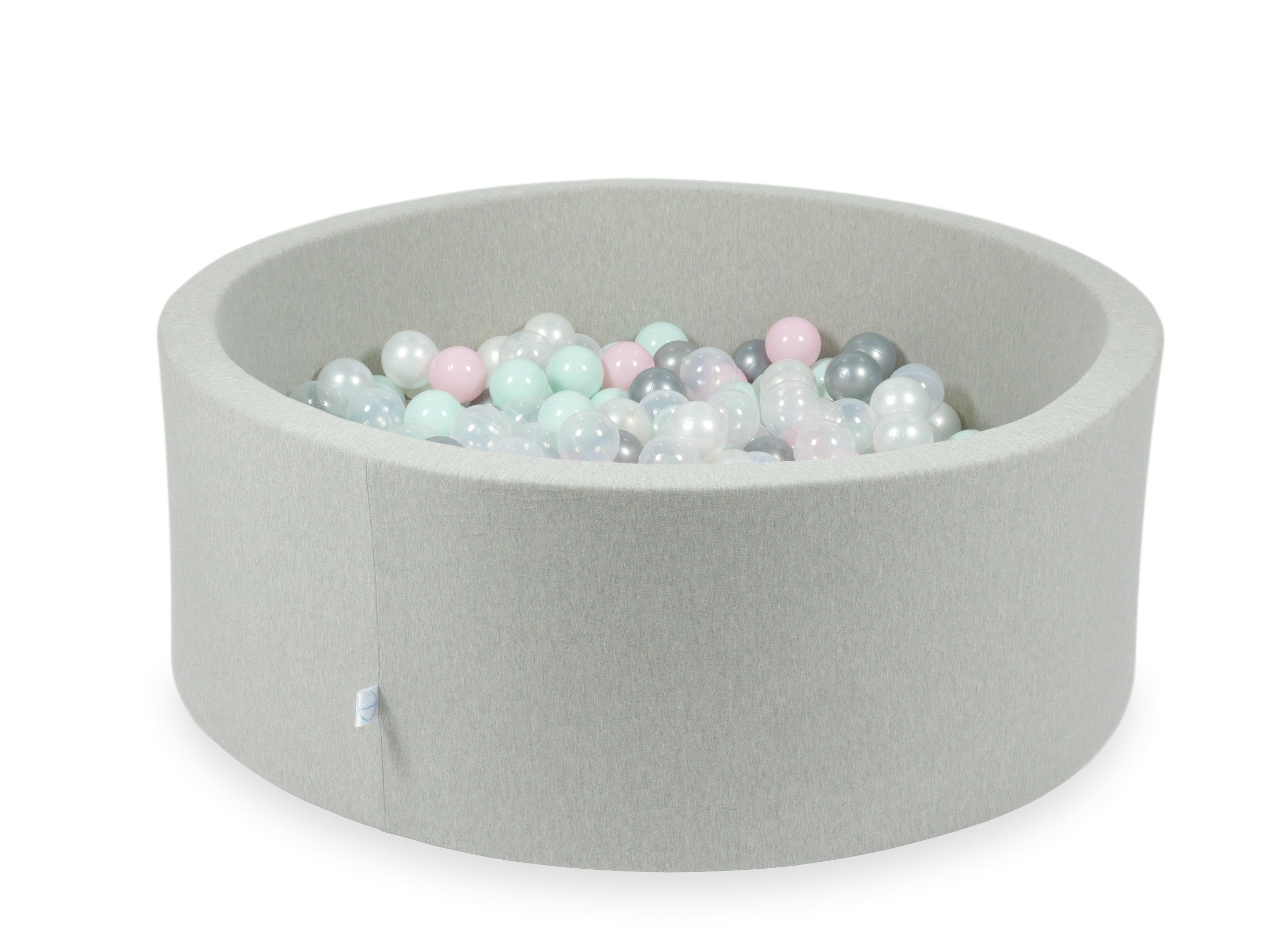 Piscine à balles en gris clair 110x40 cm avec 500balles
