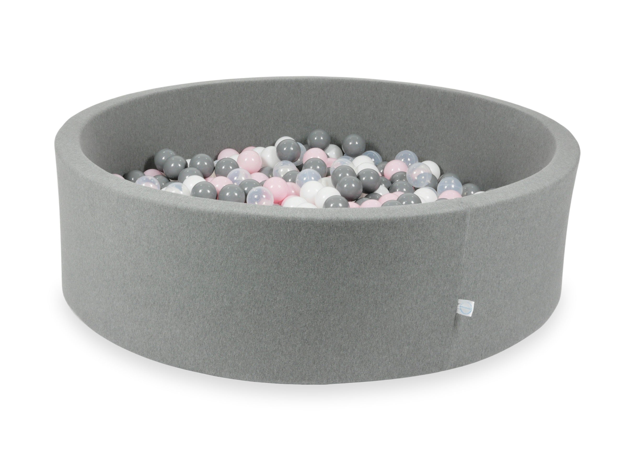 Piscine à balles en gris  130x40 cm avec 700 balles